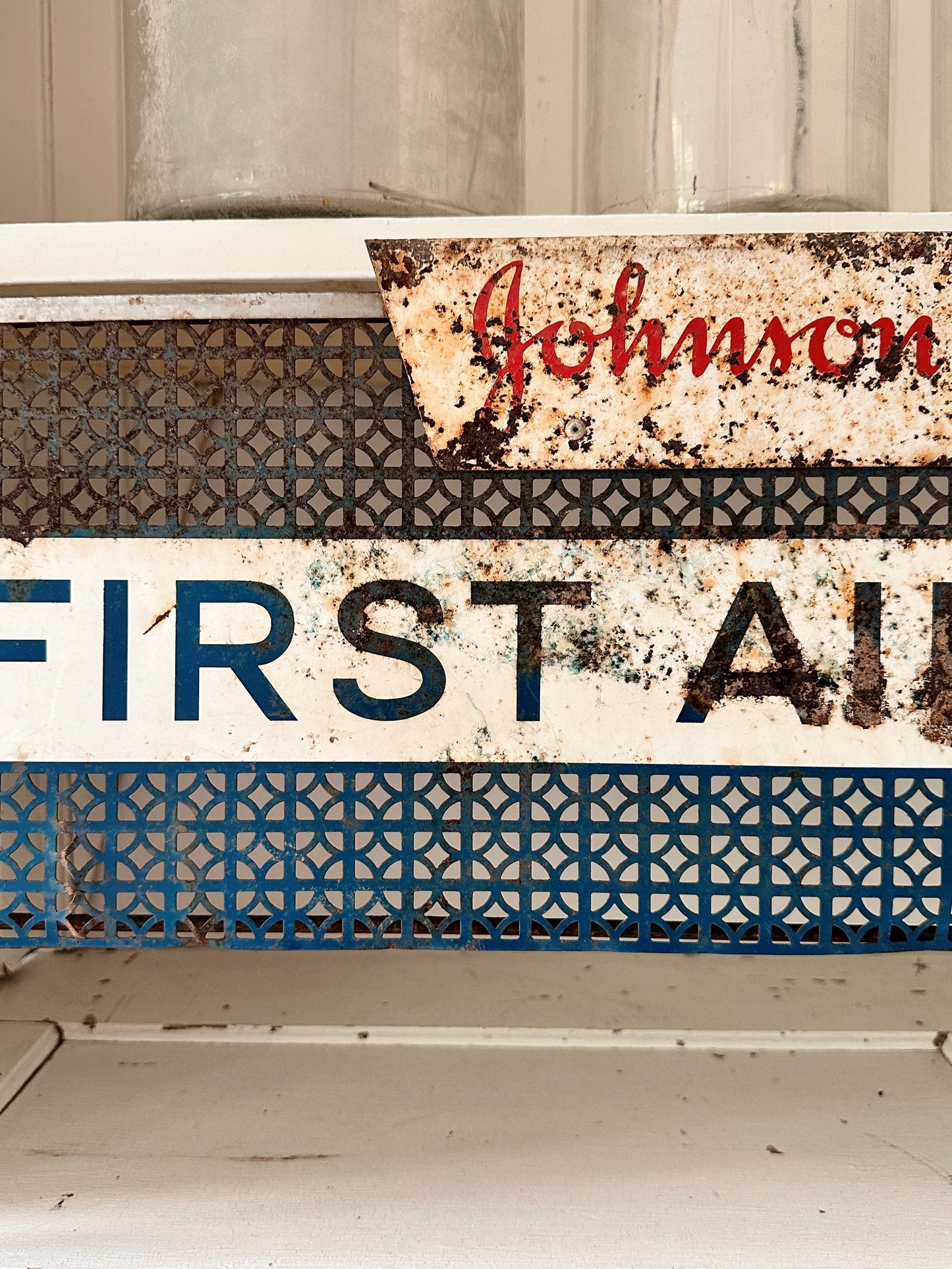 Vintage Johnson & Johnson Display Sign