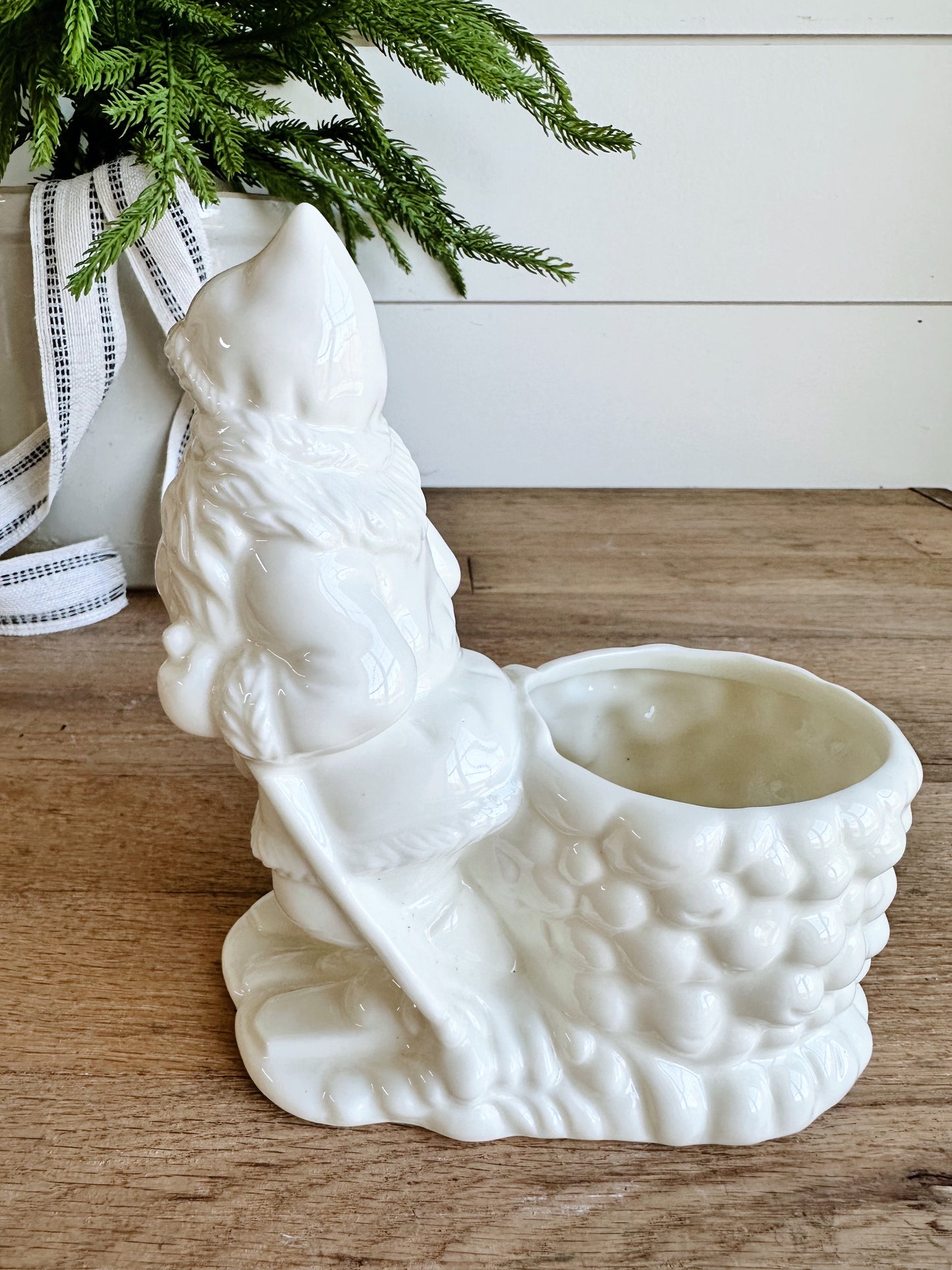 You Choose the Scent - Santa Planter Vintage Vessel Candle