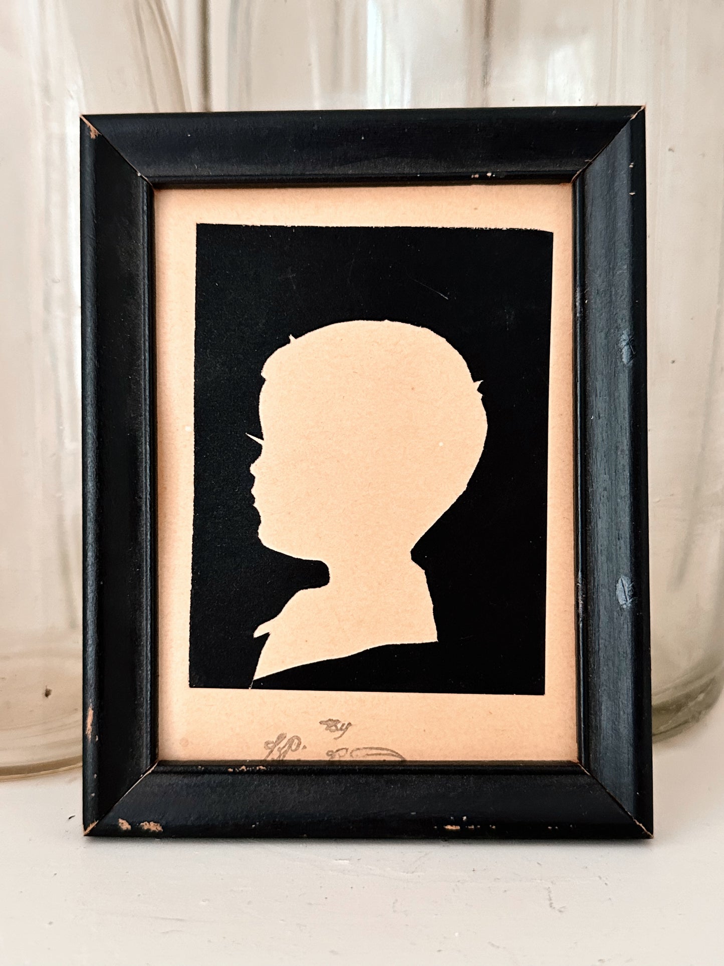 Vintage Hand Cut Silhouette