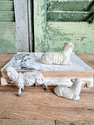 Collection of Three Vintage Sheep