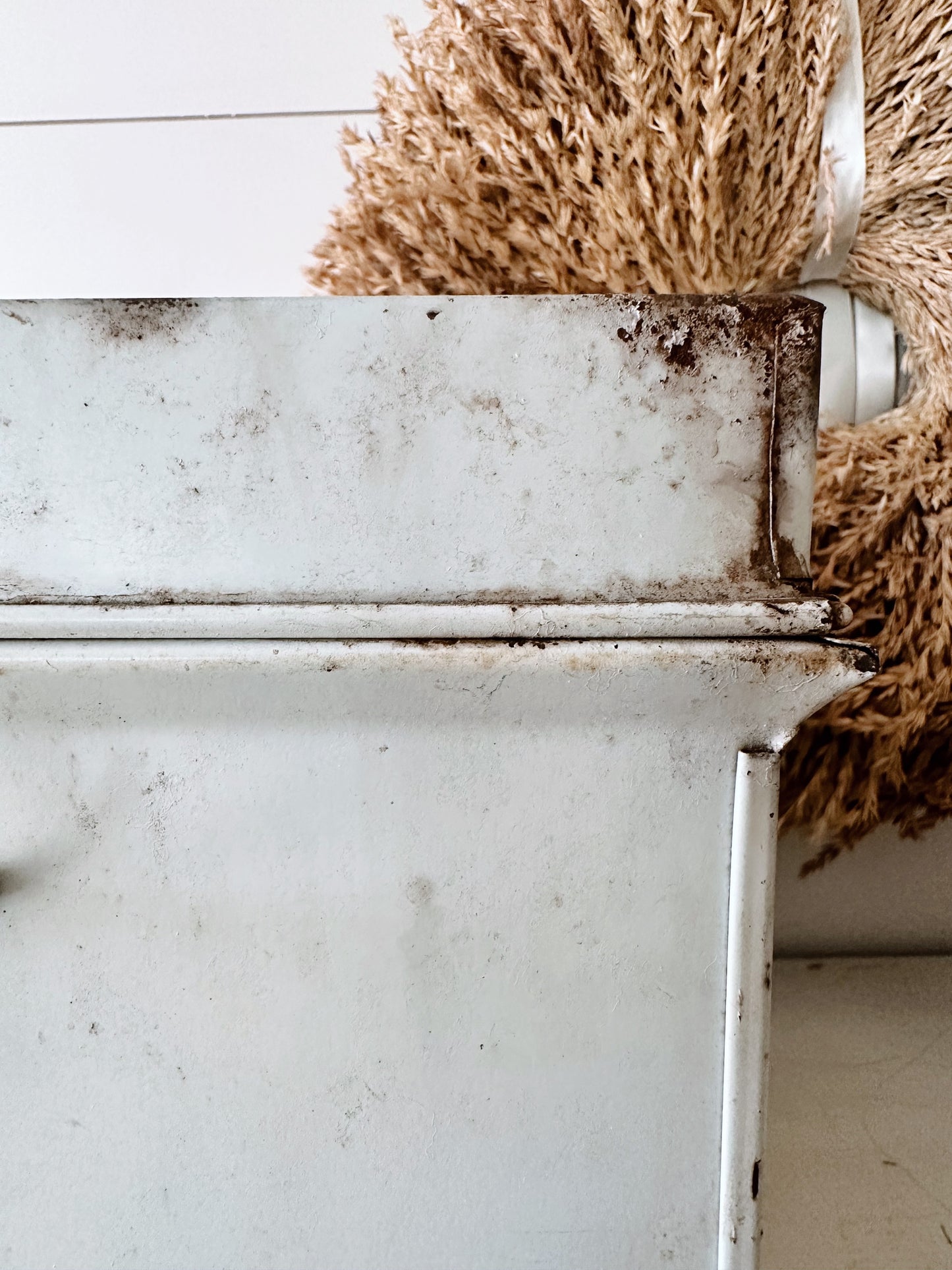 Vintage Metal Bread Box