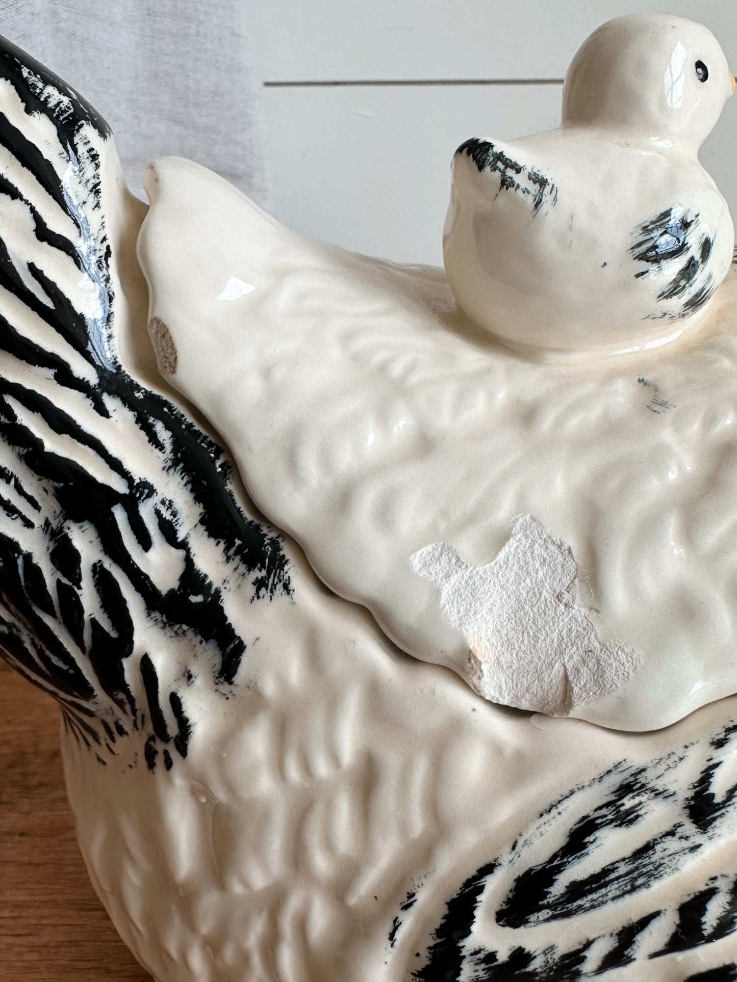 Vintage Morton Pottery Hen & Chick Cookie Jar