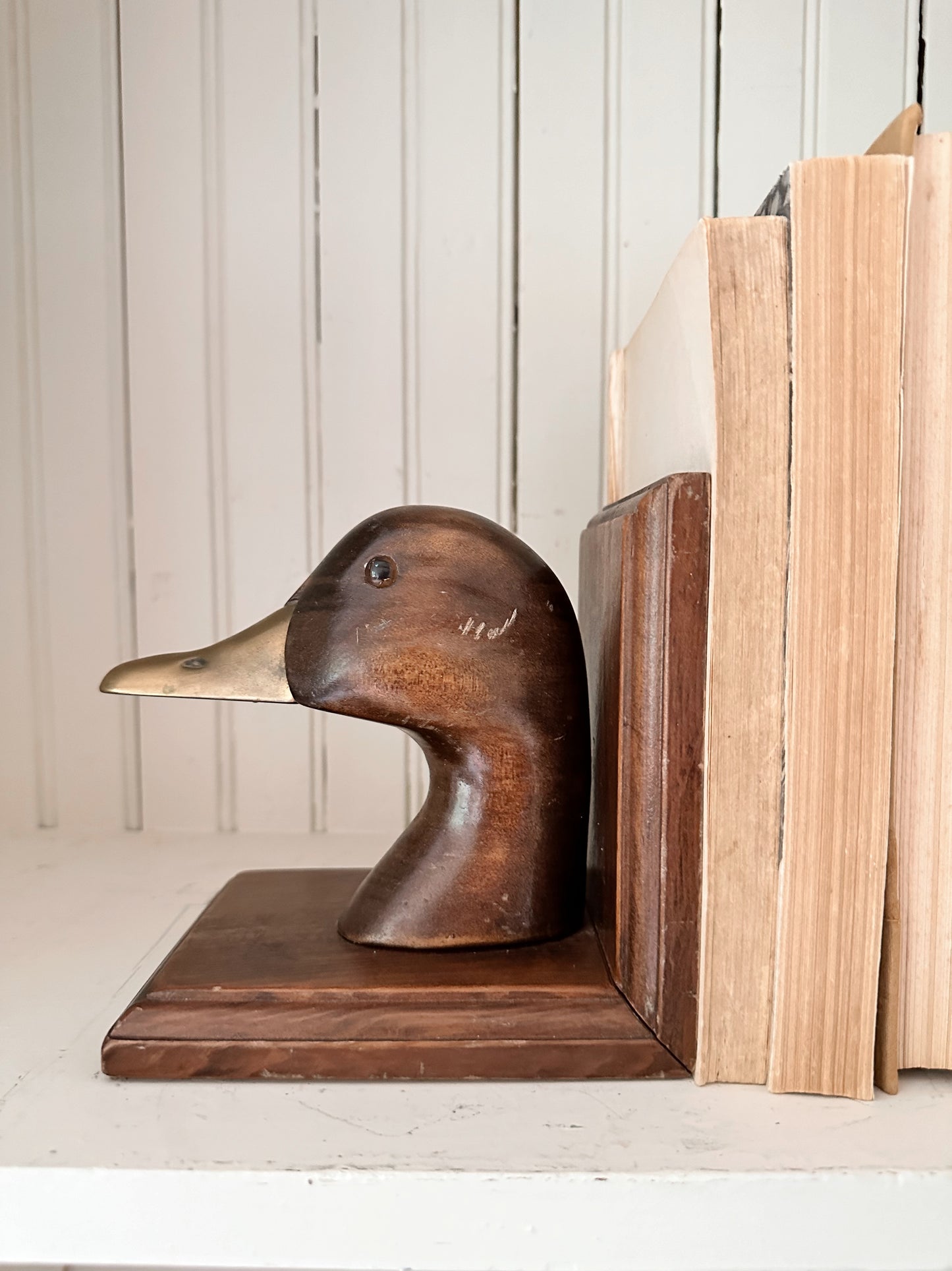 Vintage Duck Bookends