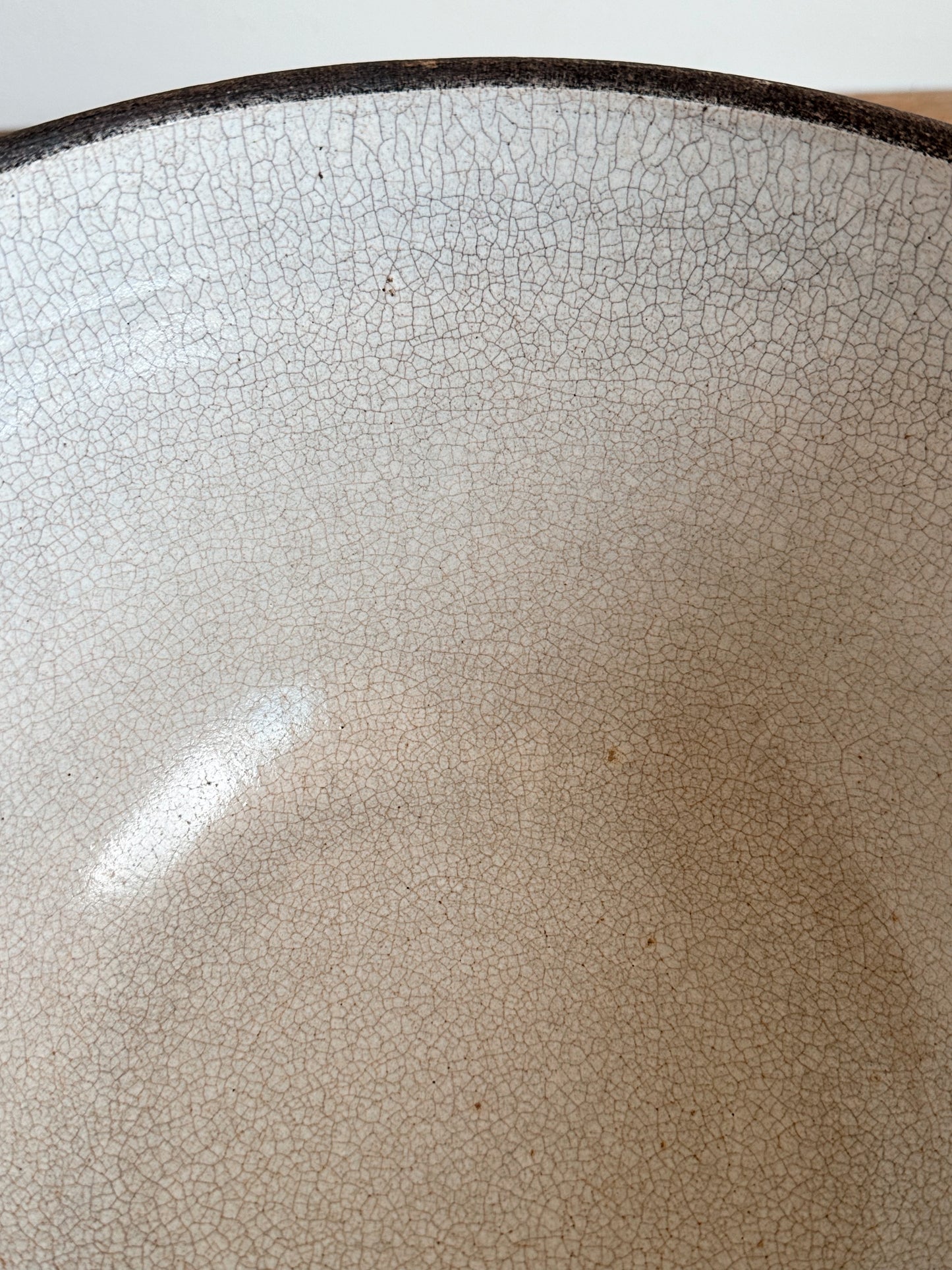 Vintage Picket Fence Stoneware Bowl