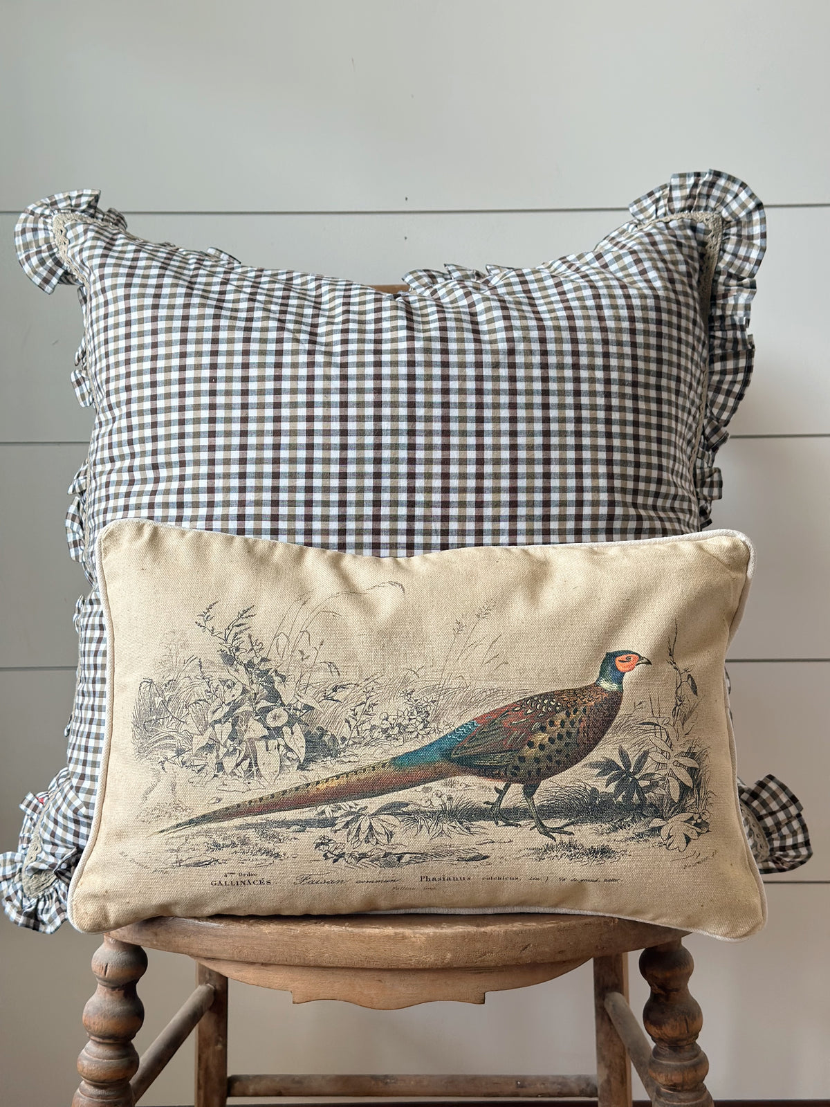 Pheasant Lumbar Pillow