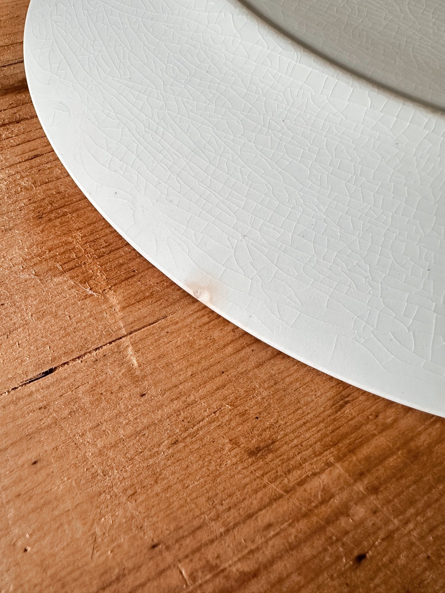 Stack of Four Antique Ironstone Plates