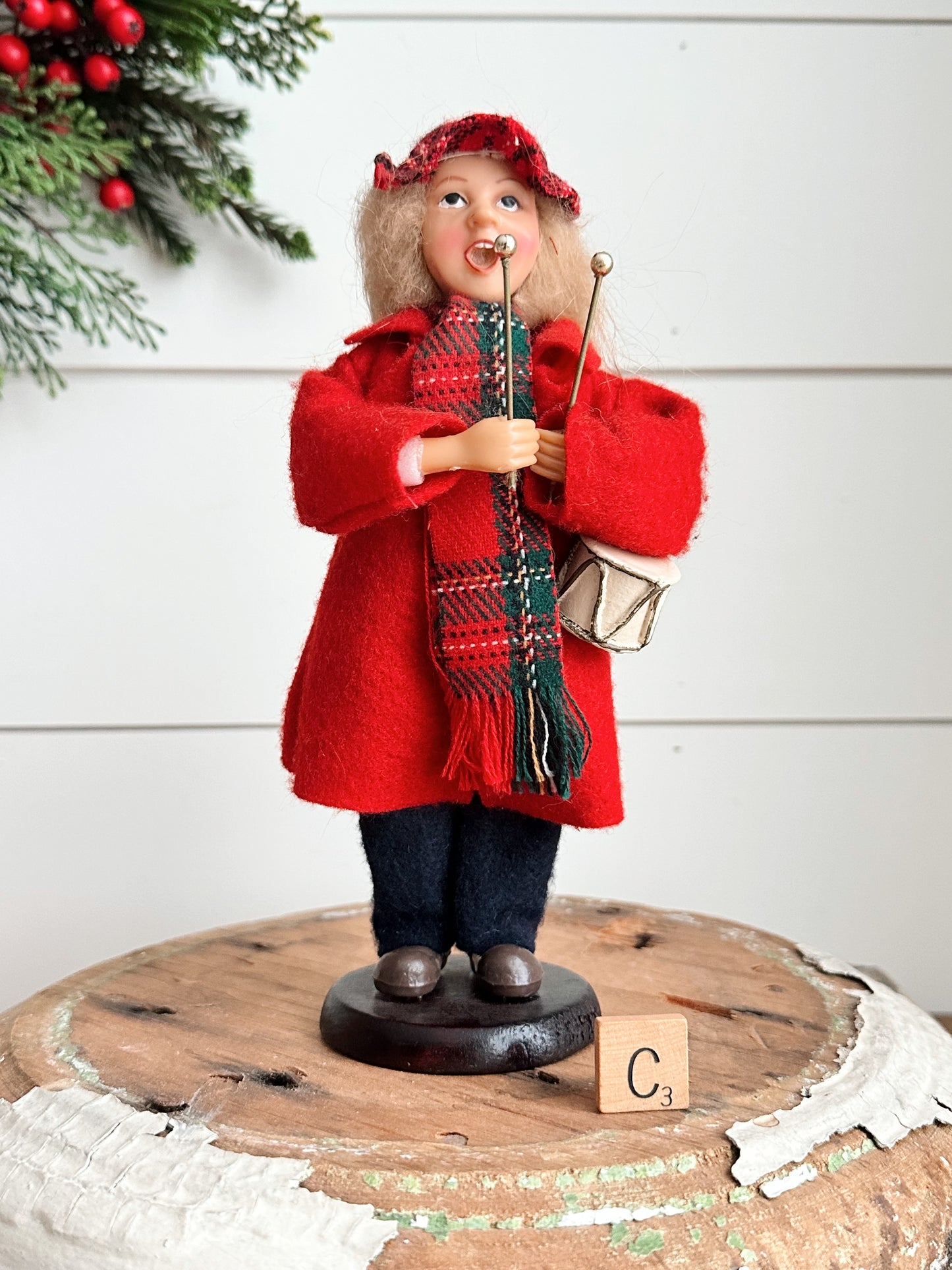 Vintage Victorian Style Caroler