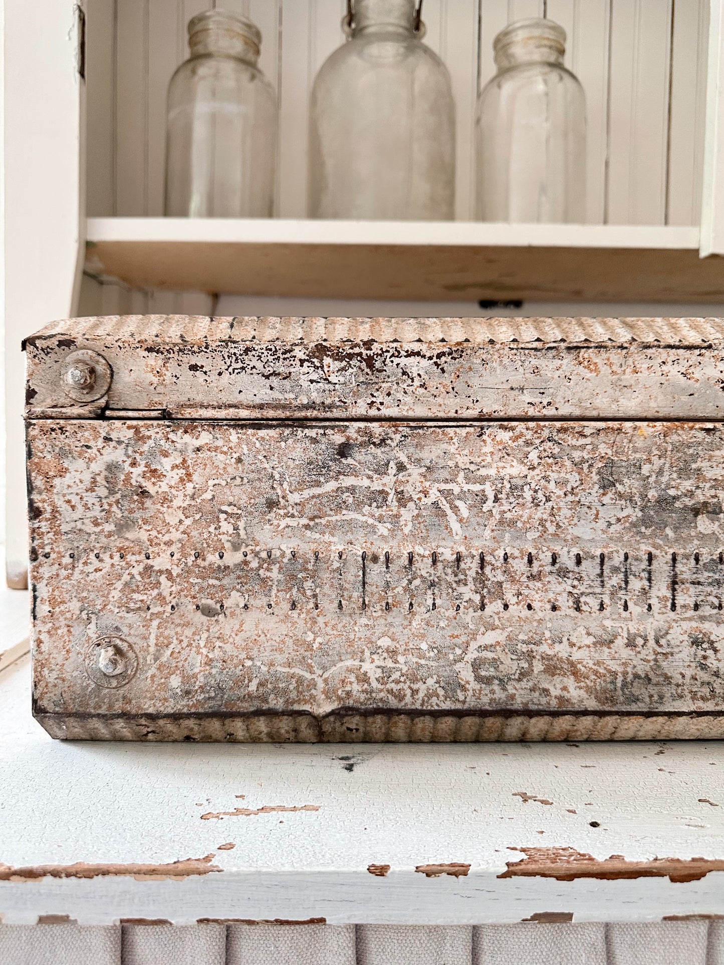 Beautiful Old Metal Trunk