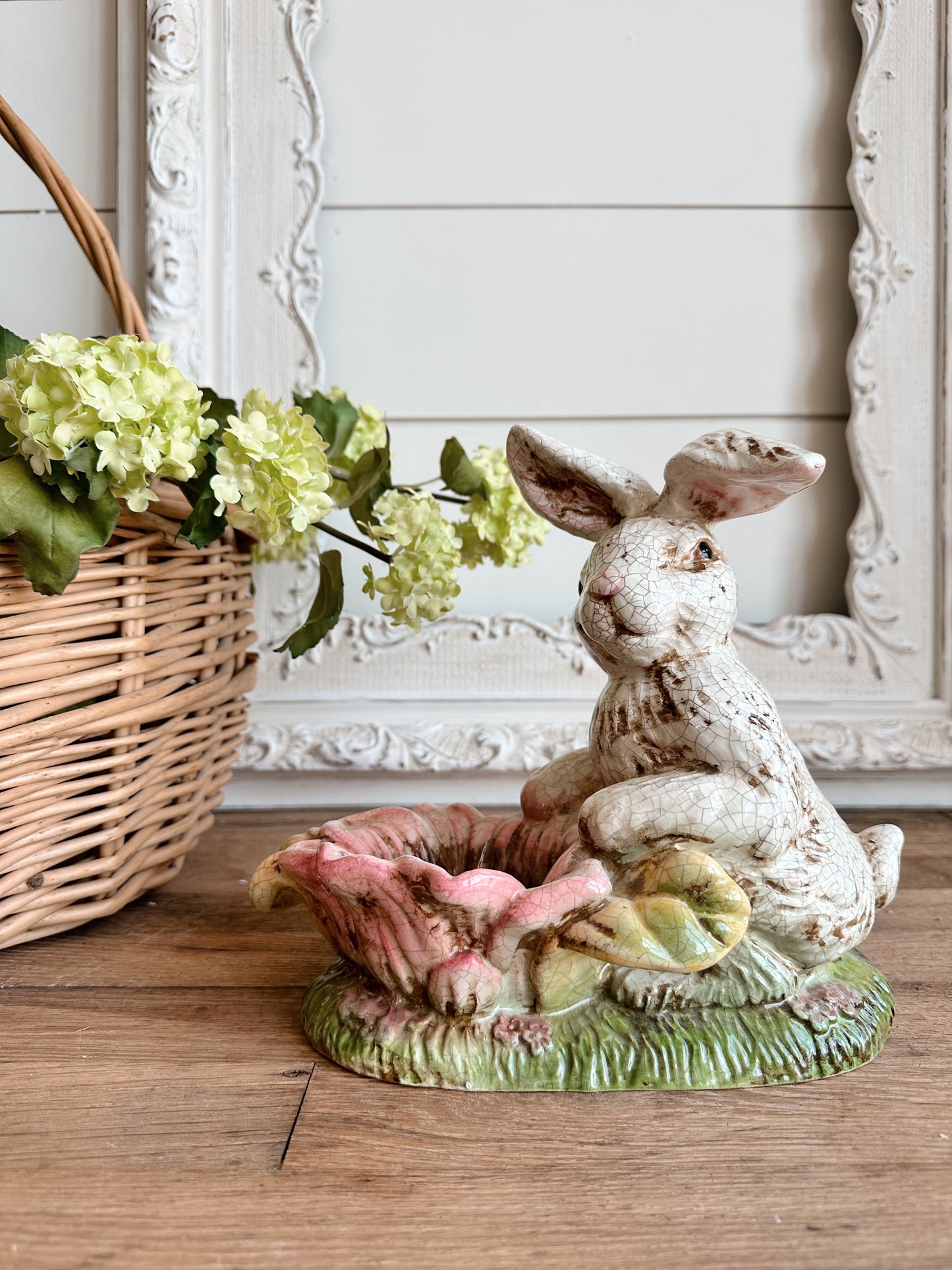 Vintage Crackle Glaze Bunny