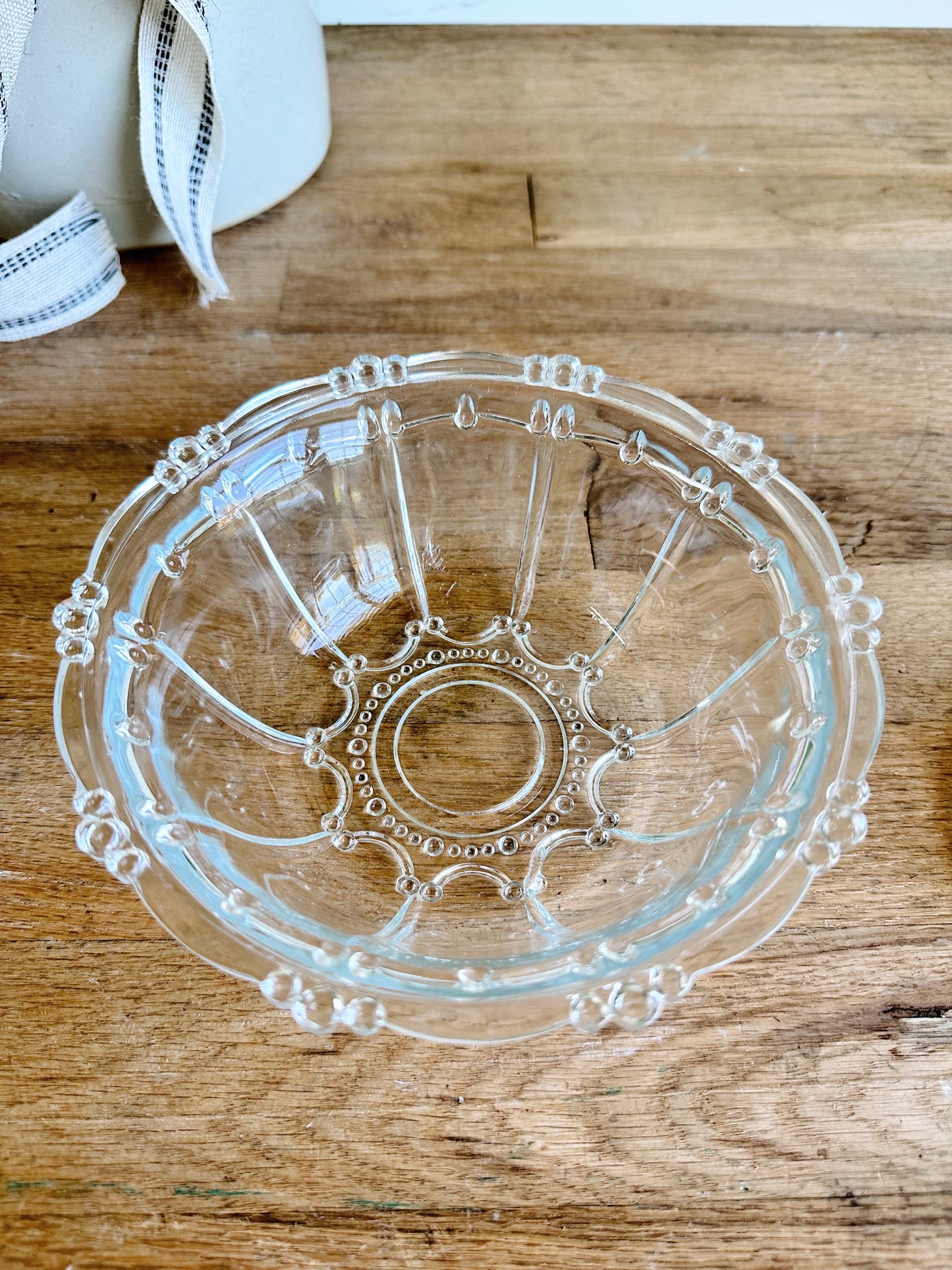 You Choose the Scent - Glass Candy Dish Vintage Vessel Candle