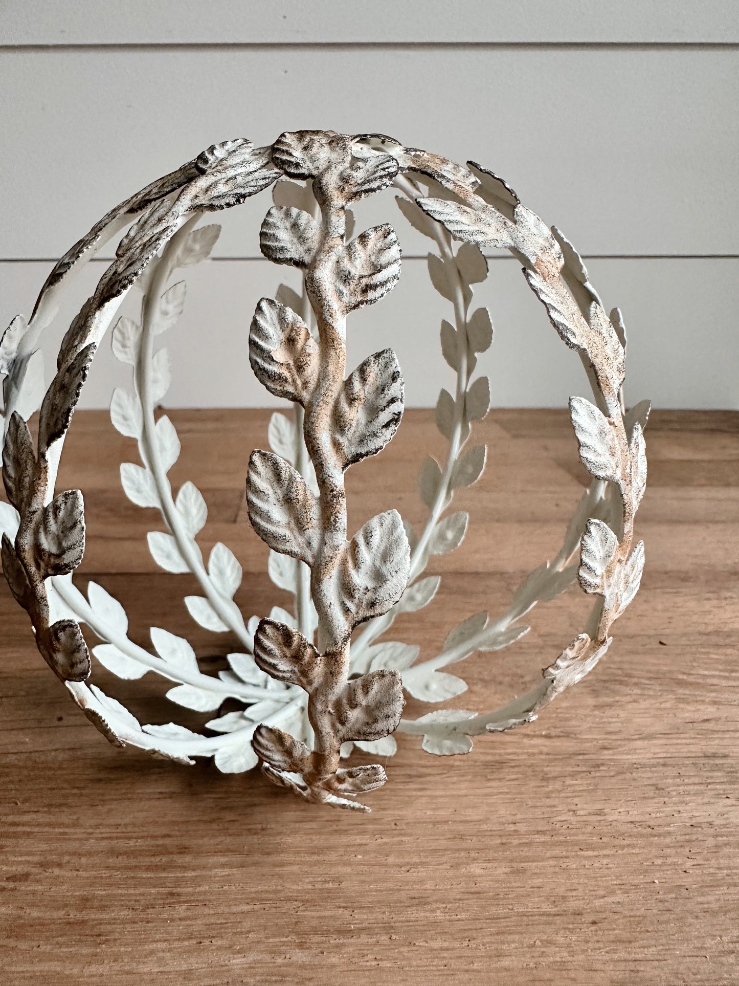 Shabby Chic Metal Orb