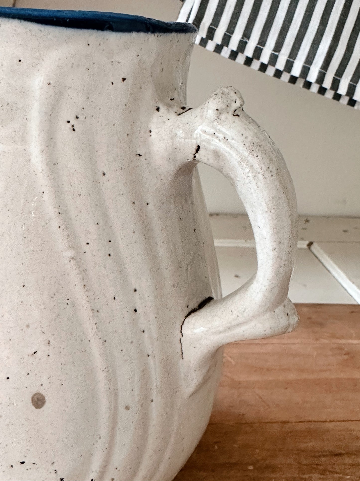 Beautiful Vintage Stoneware Pitcher