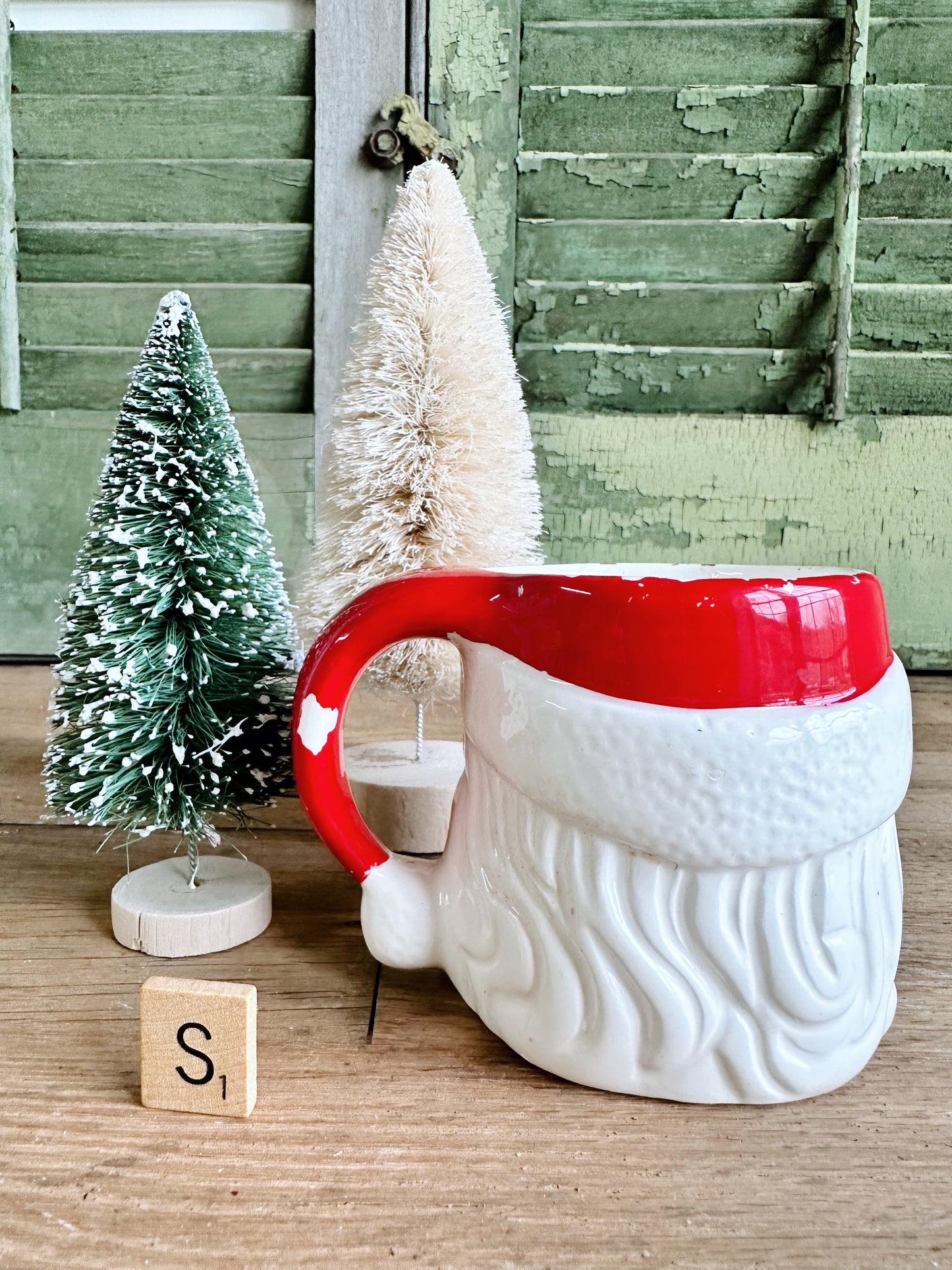 Vintage Santa Mug