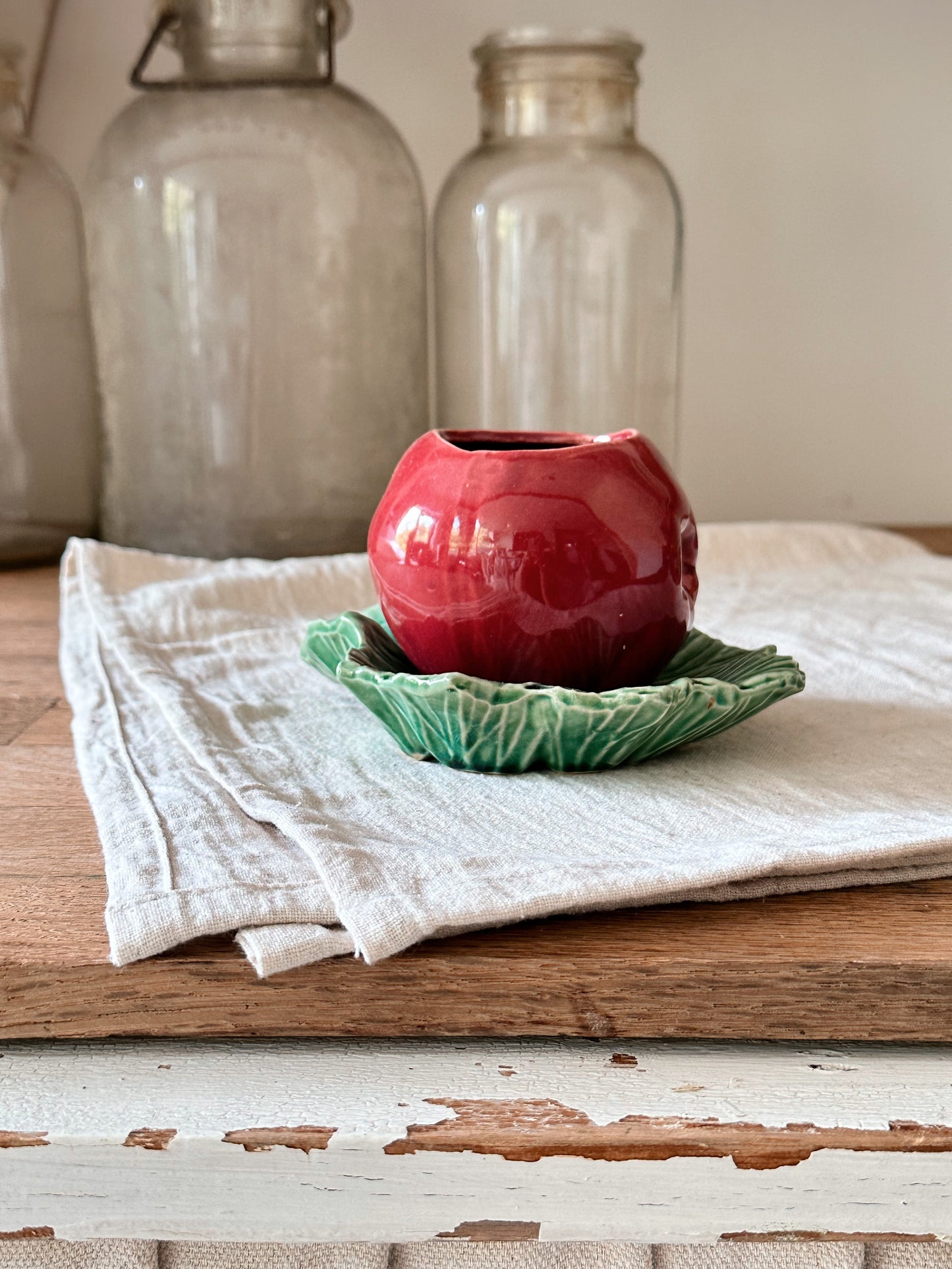 Vintage McCoy Apple Planter