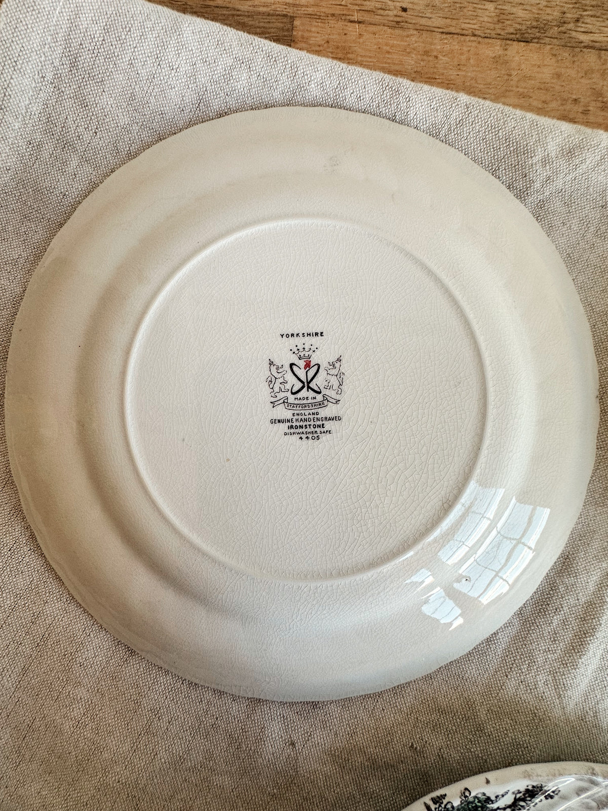 Collection of Four Ridgway Staffordshire Transferware Plates