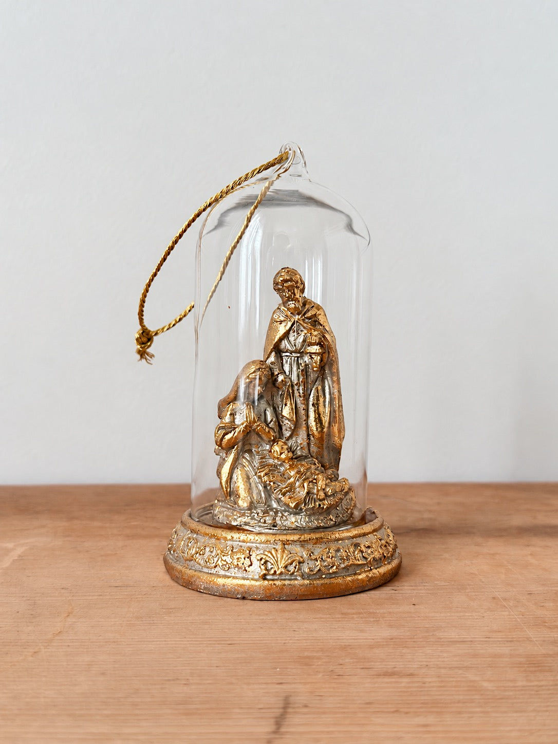 Light Up Nativity Cloche Ornaments