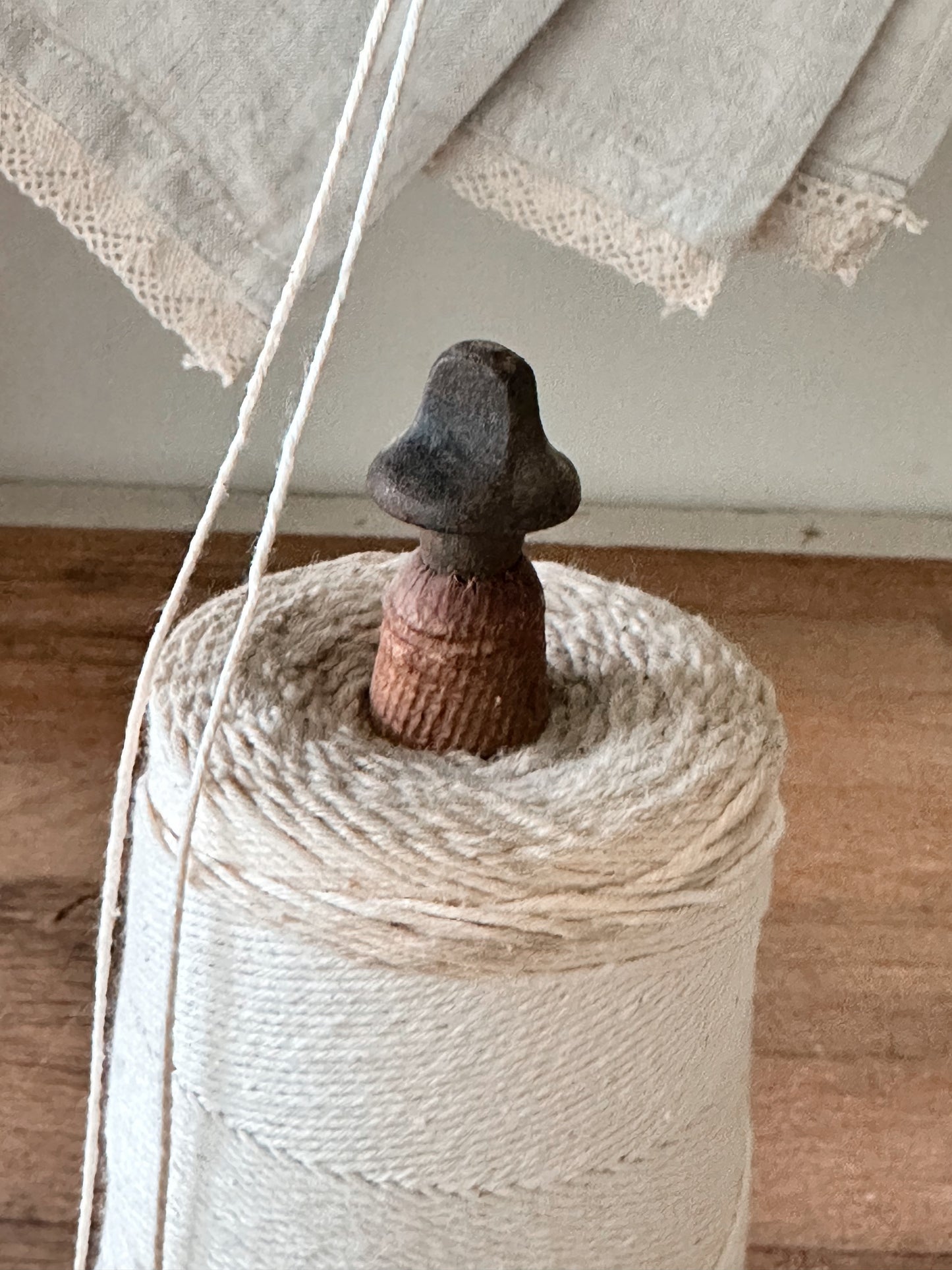 Antique String Holder