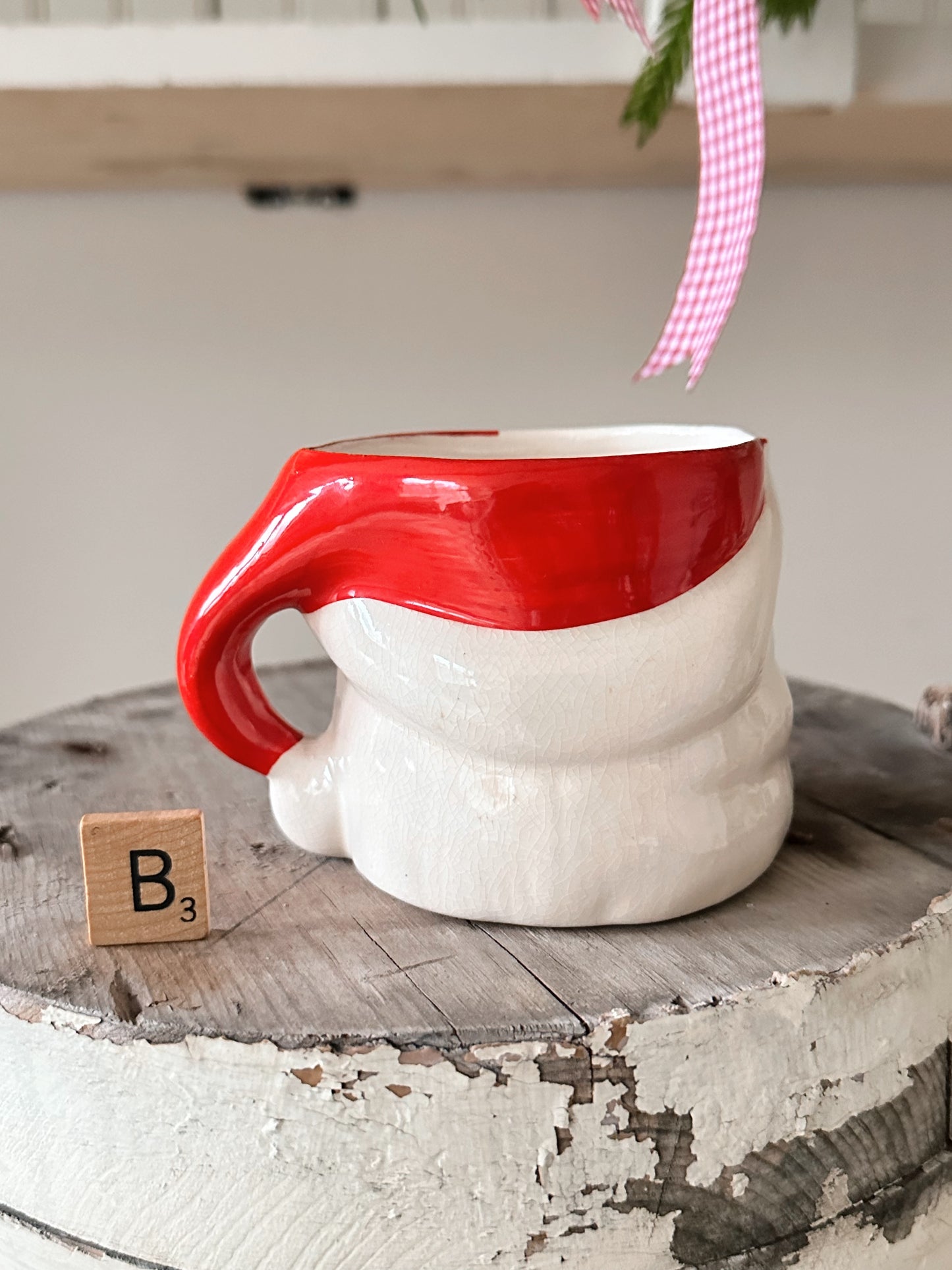 Vintage Santa Mug