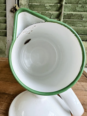 Vintage Ralph Lauren Enamelware Coffee Pot