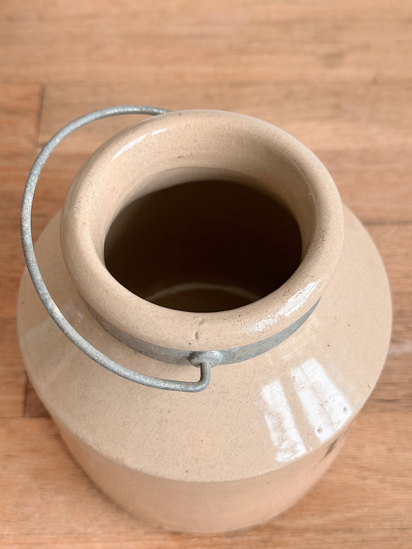 Vintage Stoneware Pickle Crock, Made in England