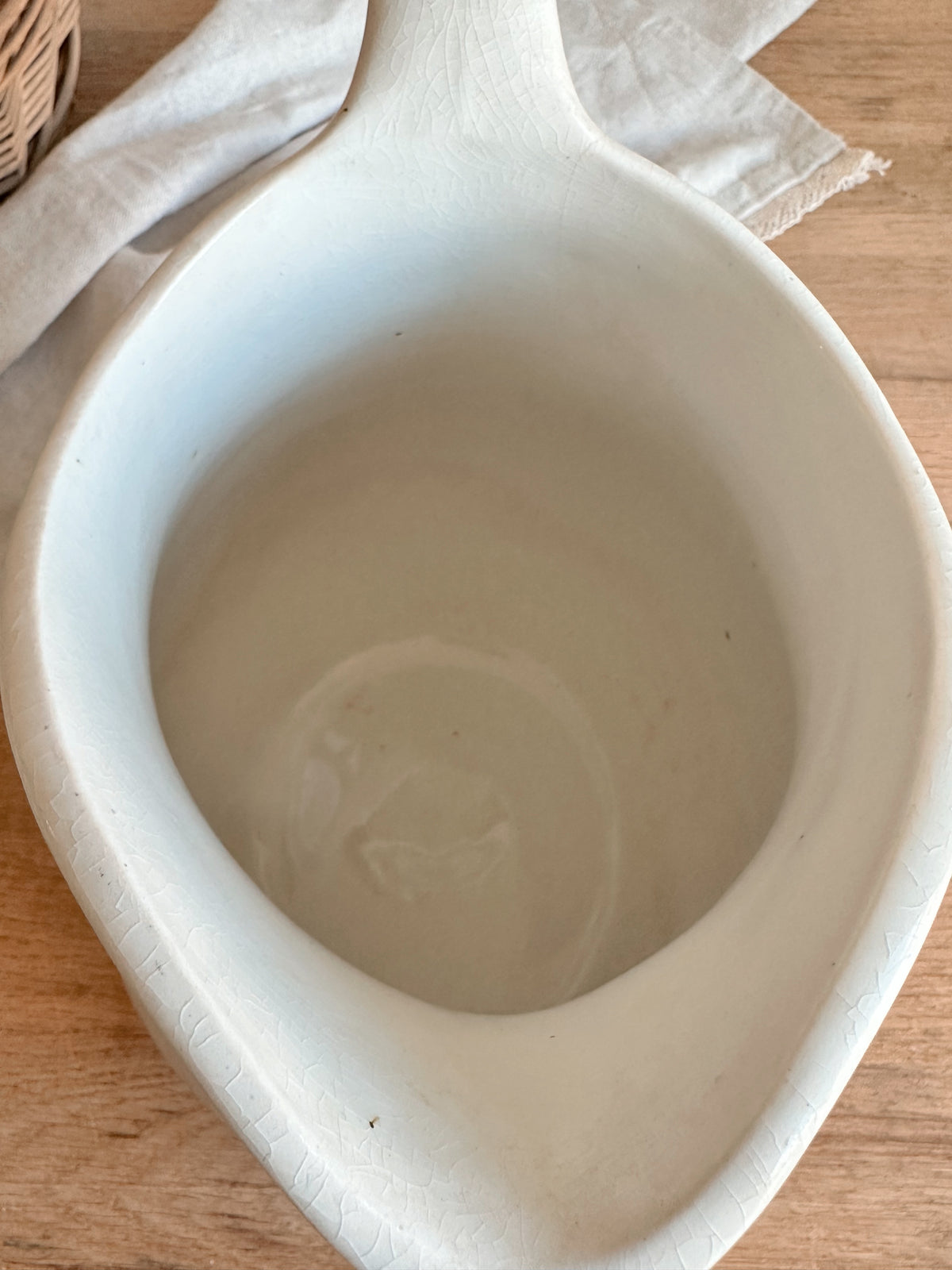 Antique American W.C. Co Ironstone Pitcher