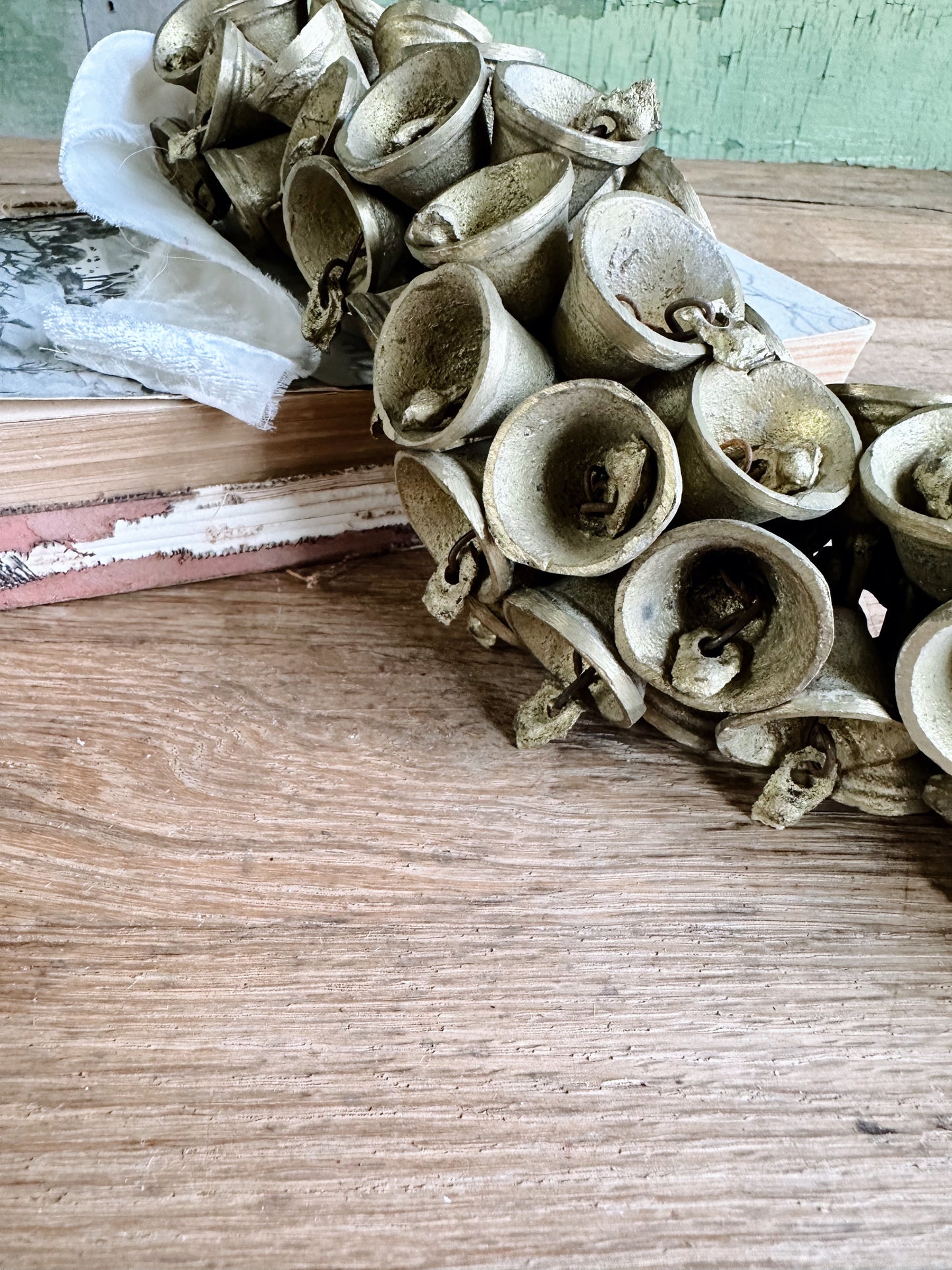 Gorgeous Collection of Vintage Cast Brass Bells