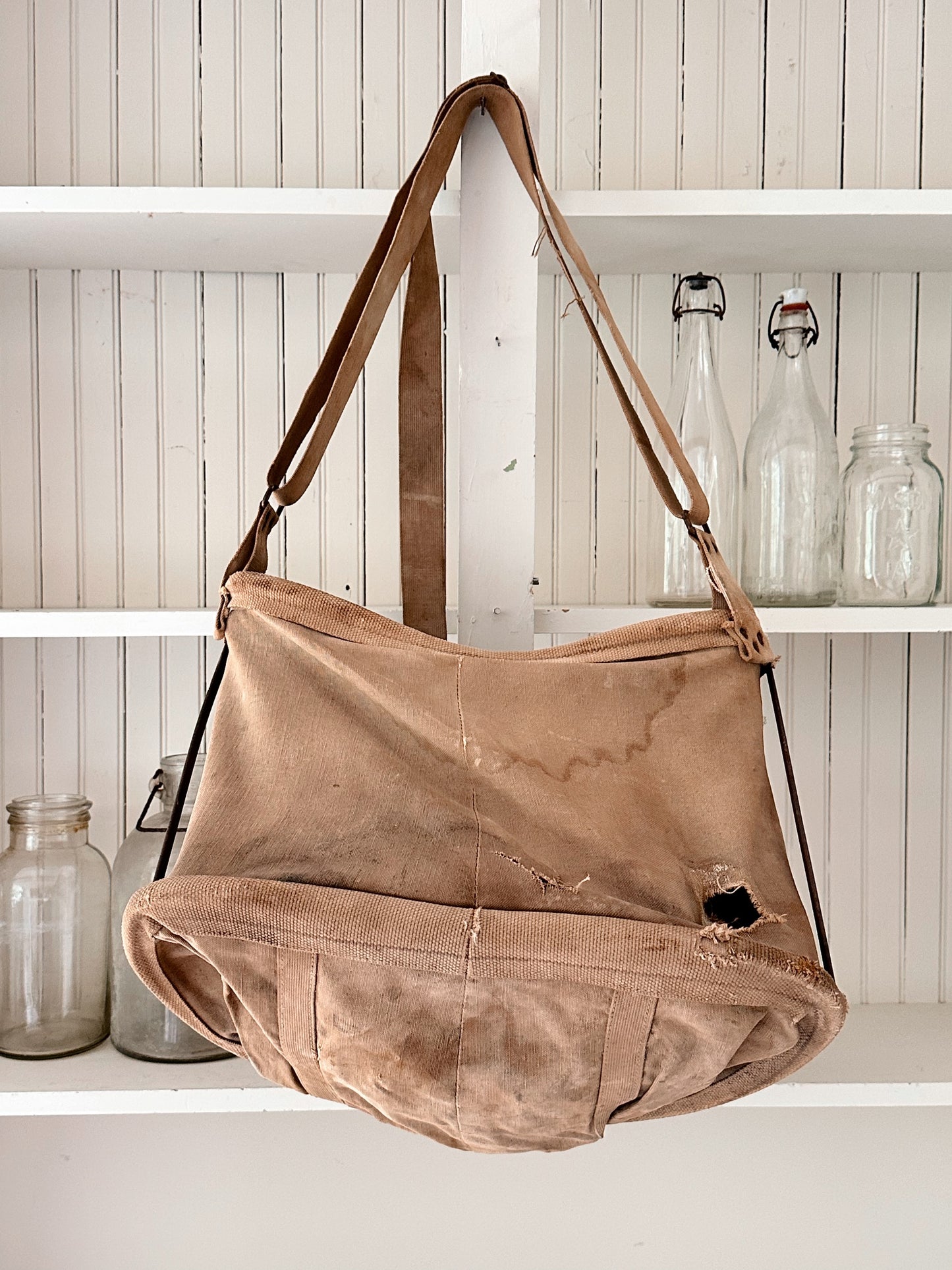 Vintage Apple Picking Bag