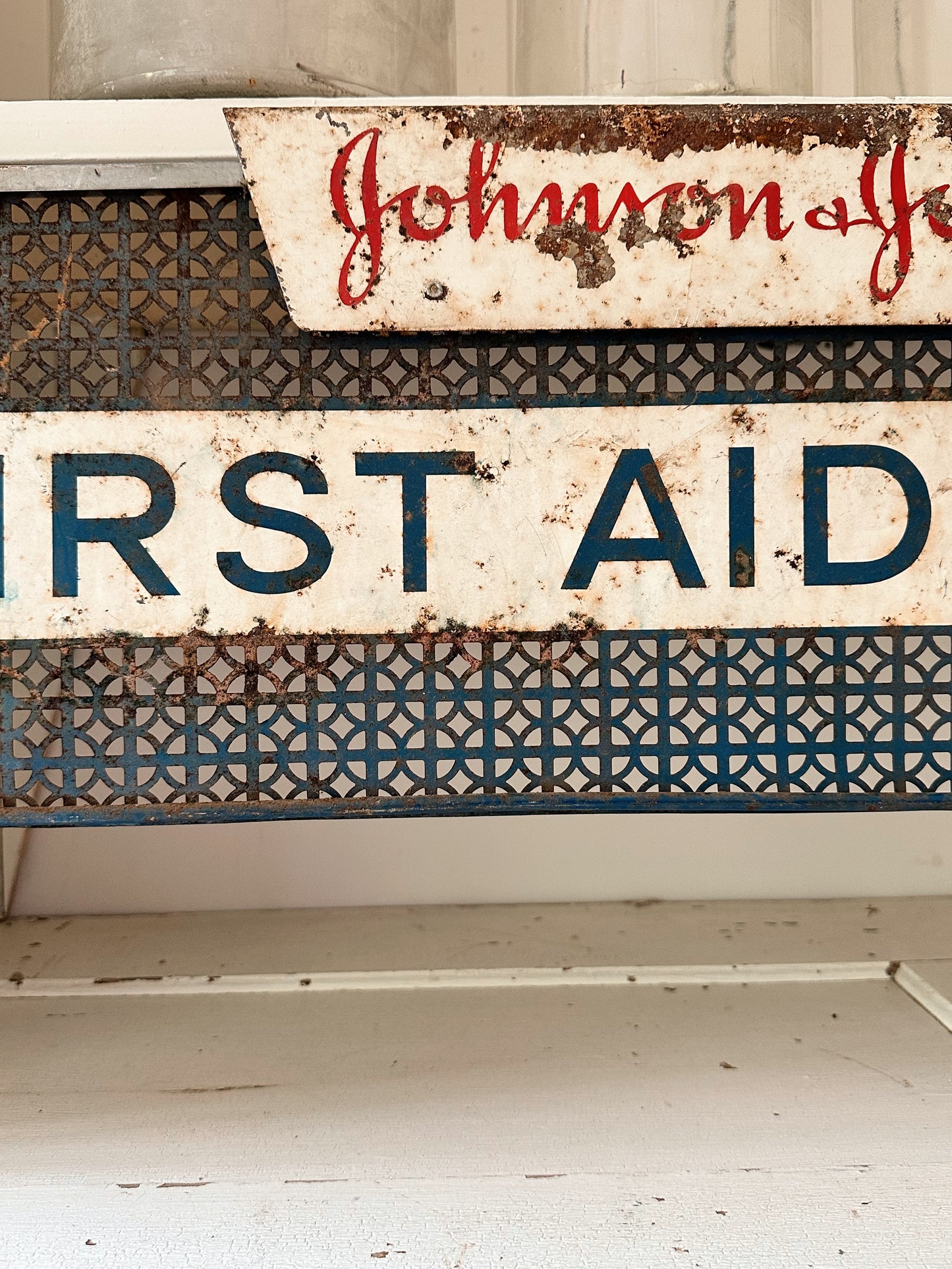 Vintage Johnson & Johnson Display Sign