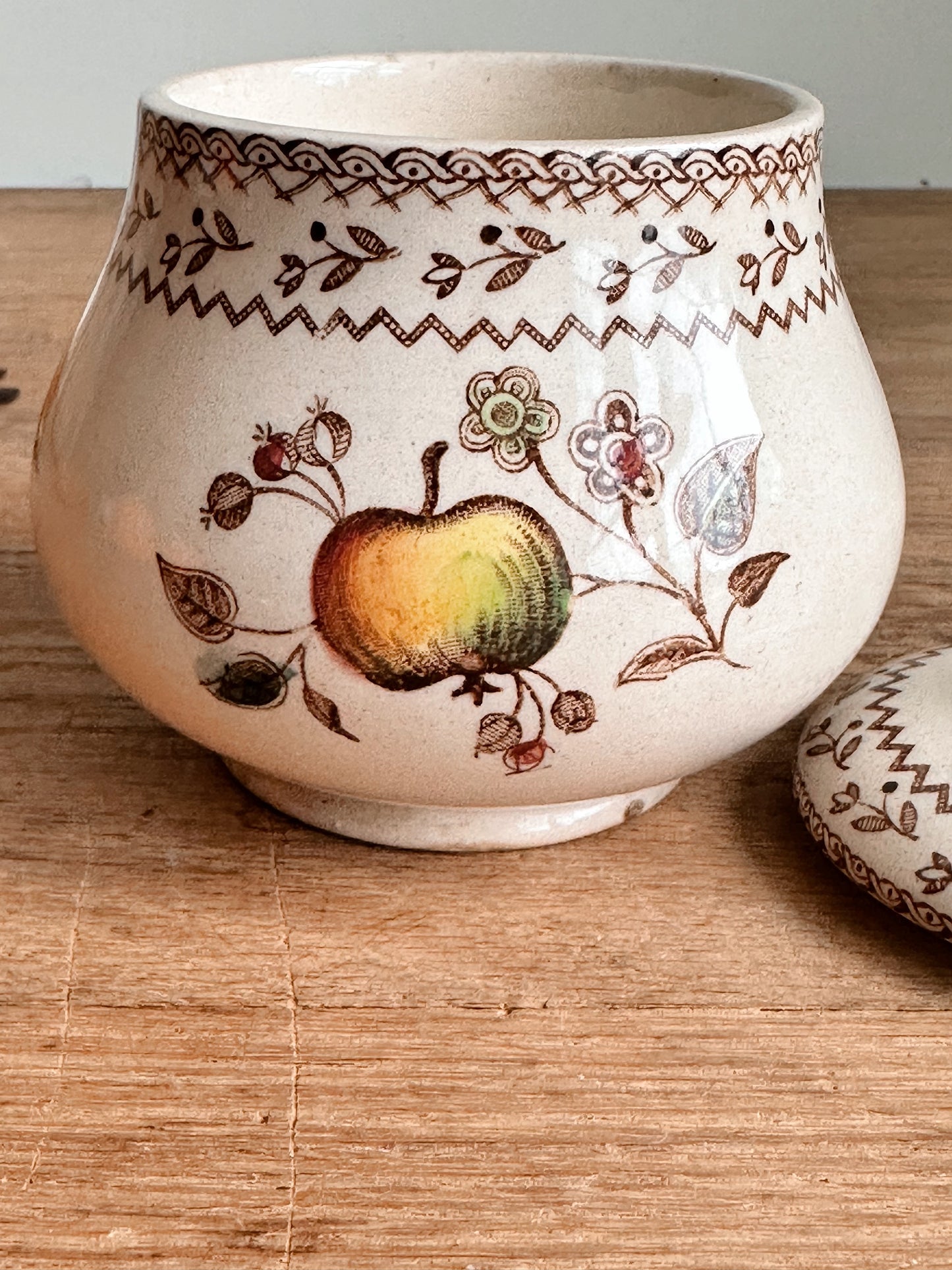 Spiced Honey - Vintage Transferware Sugar Pot