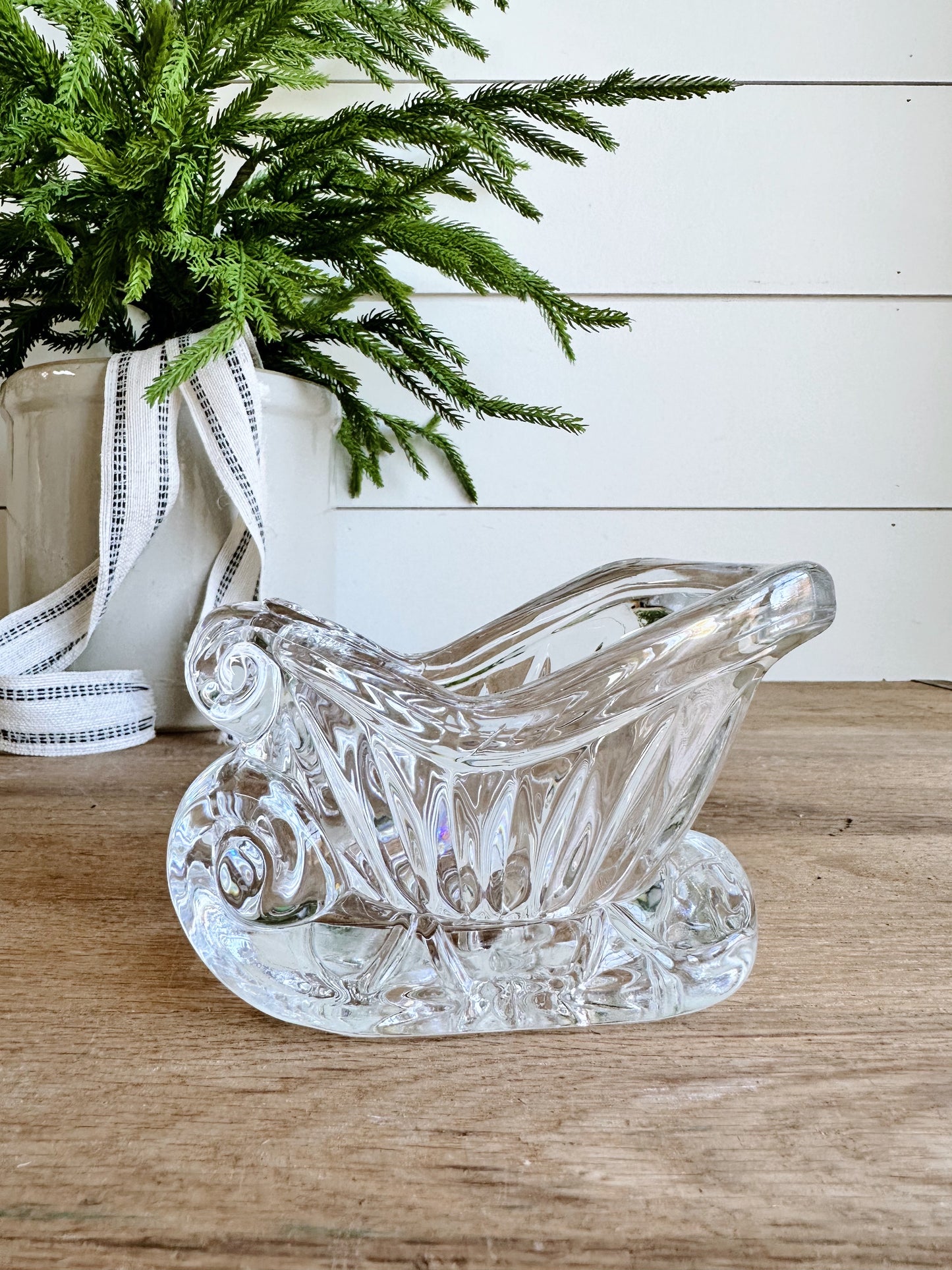 You Choose the Scent - Glass Sleigh Vintage Vessel Candle