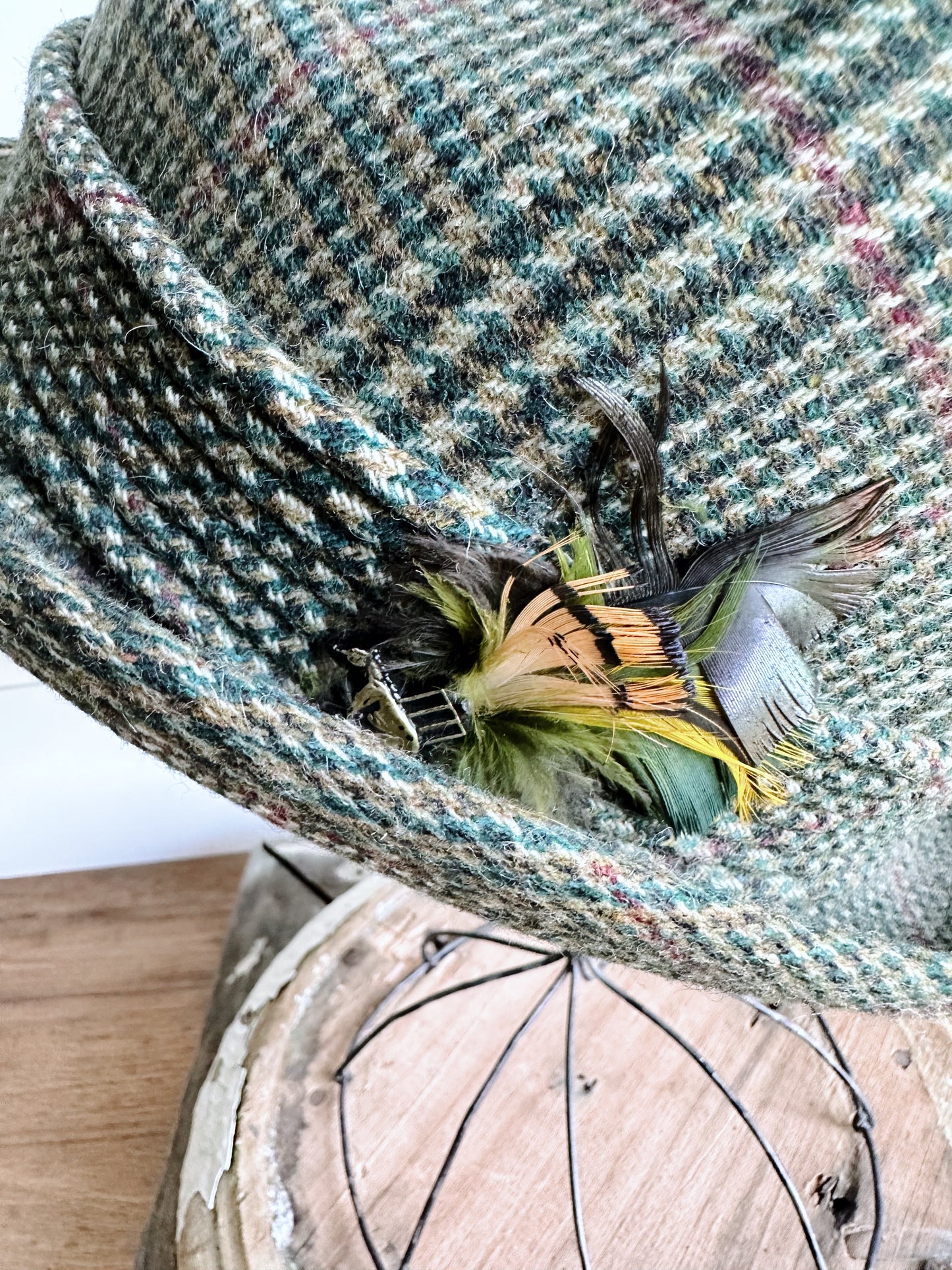 Vintage Fedora with Horse Detail