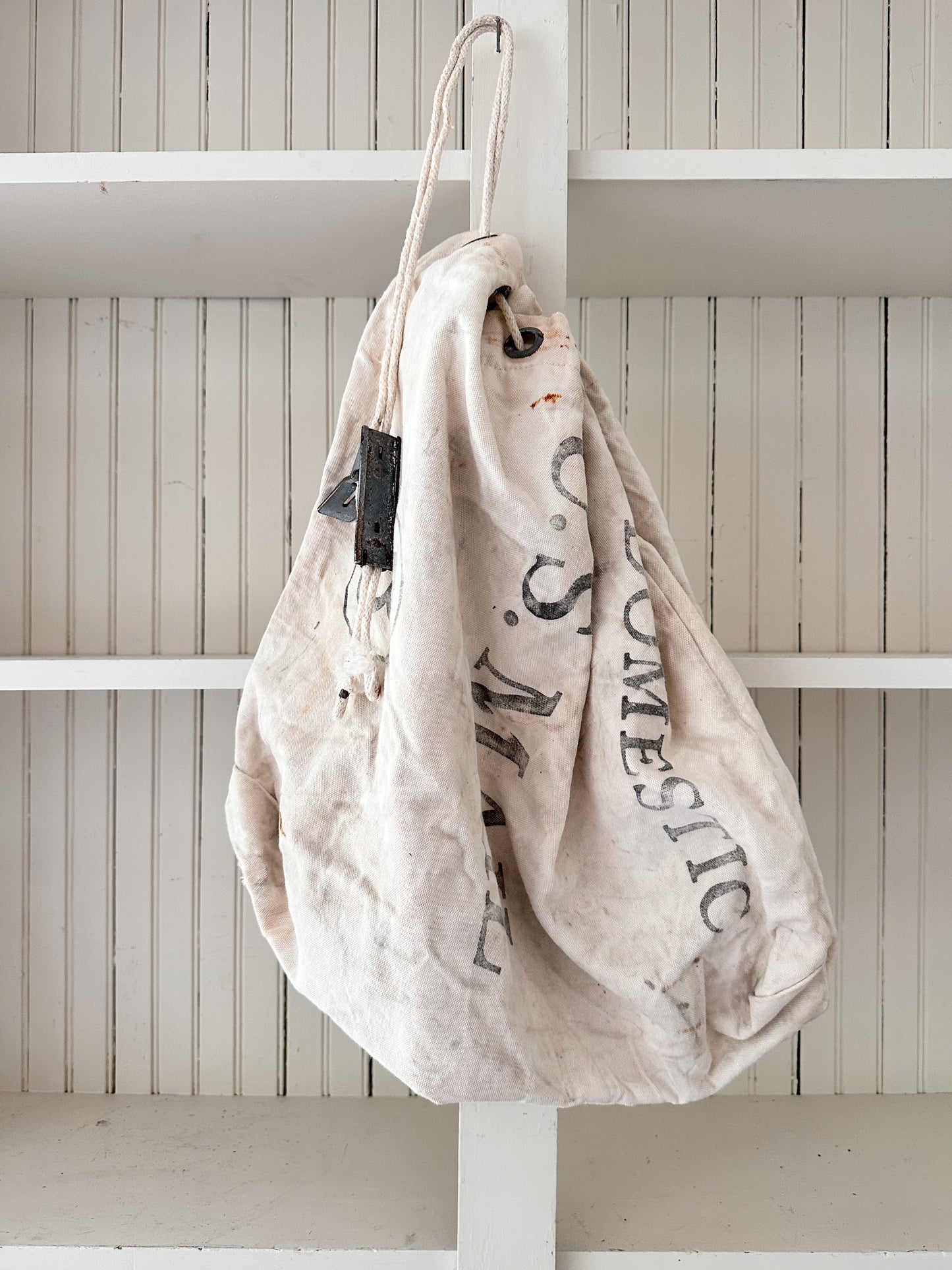 Vintage Canvas US Mail Bag