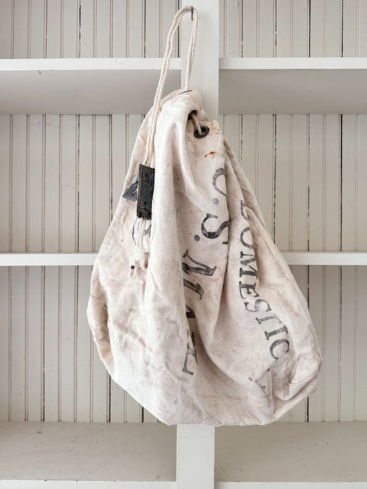 Vintage Canvas US Mail Bag