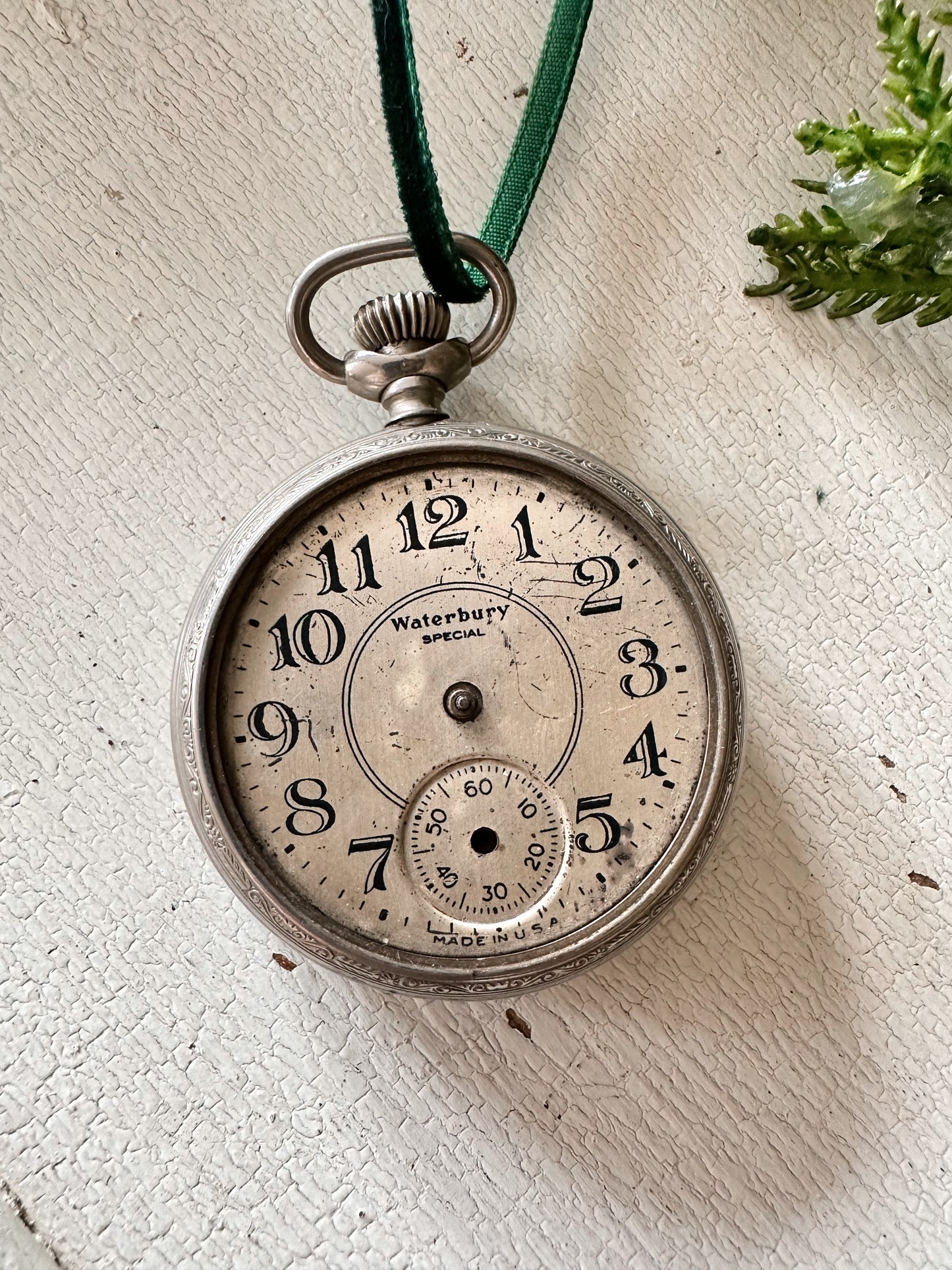 Vintage Pocket Watch Ornament