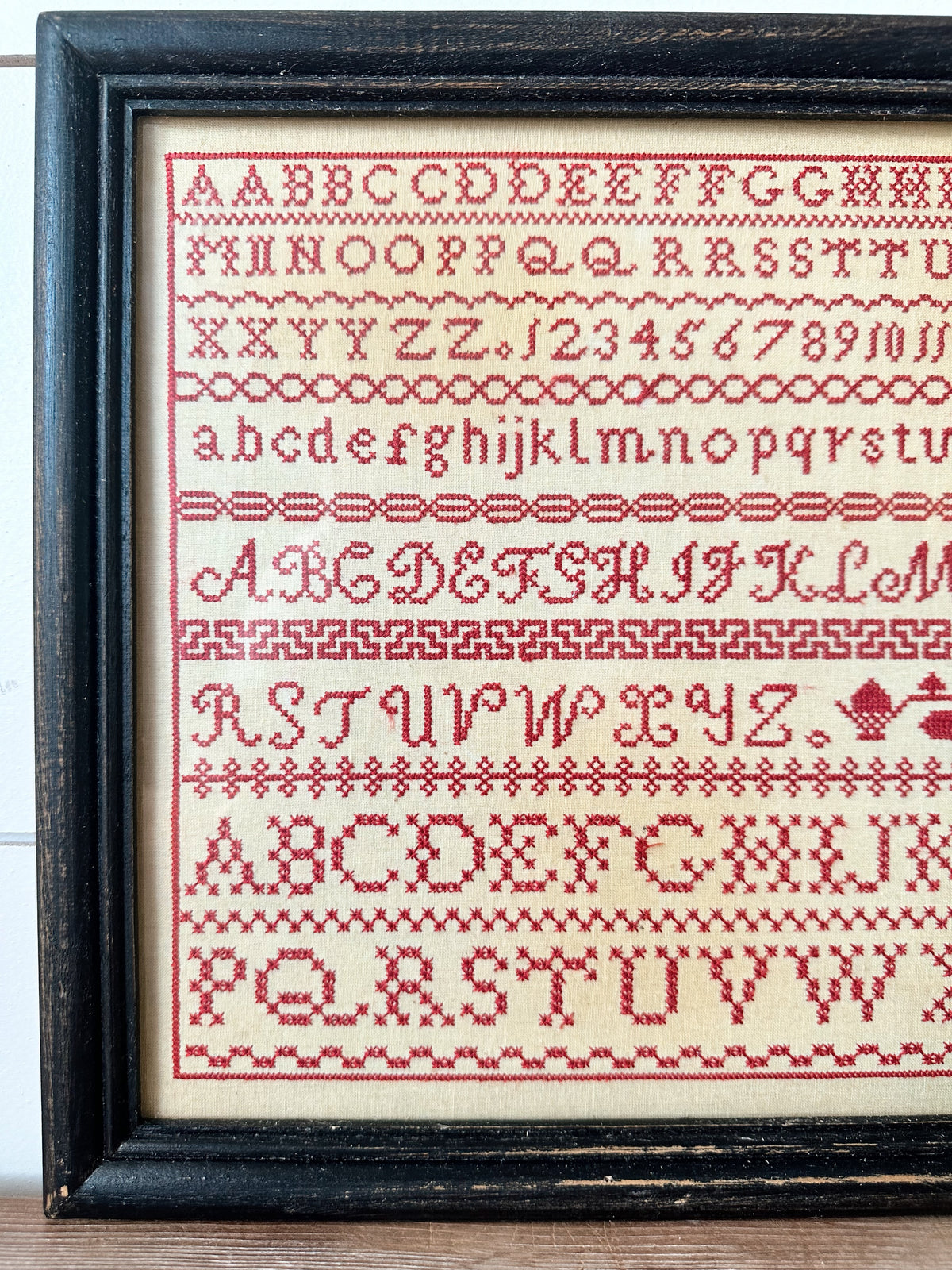 Vintage Alphabet Sampler
