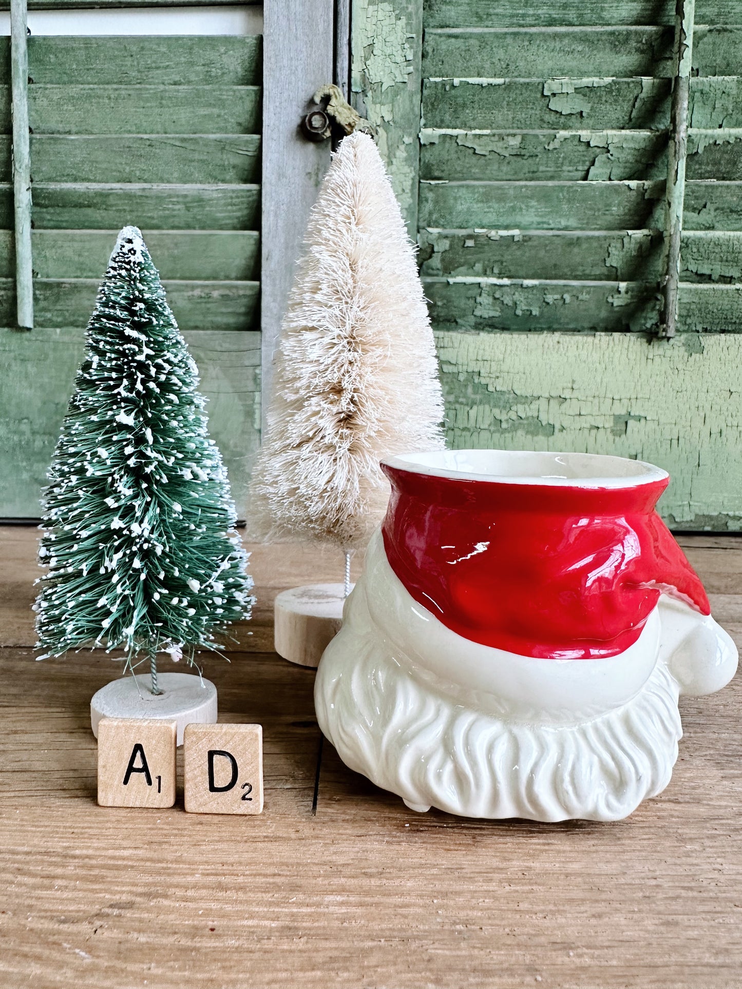 Vintage Santa Planter