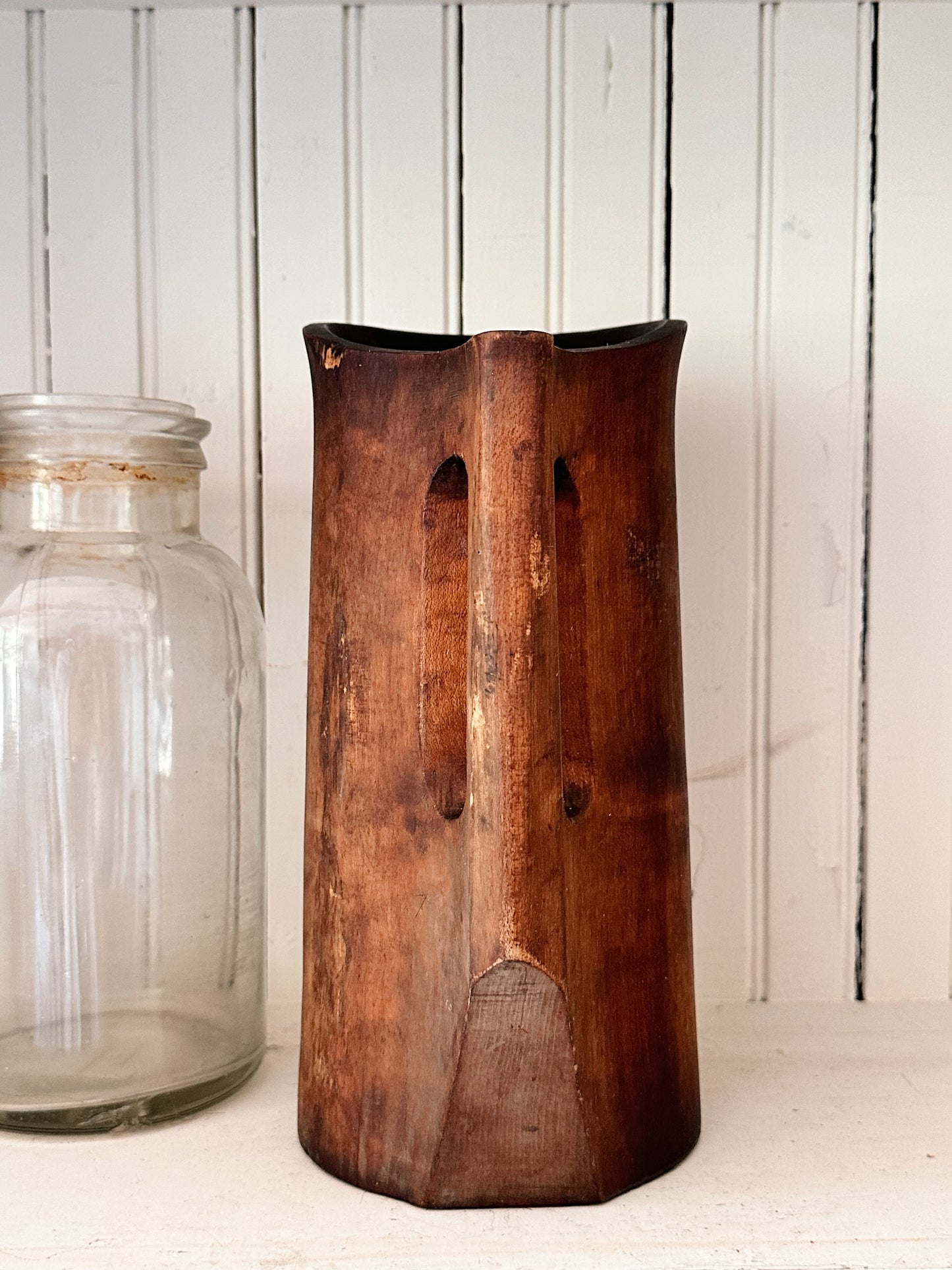 Antique Wood Tankard