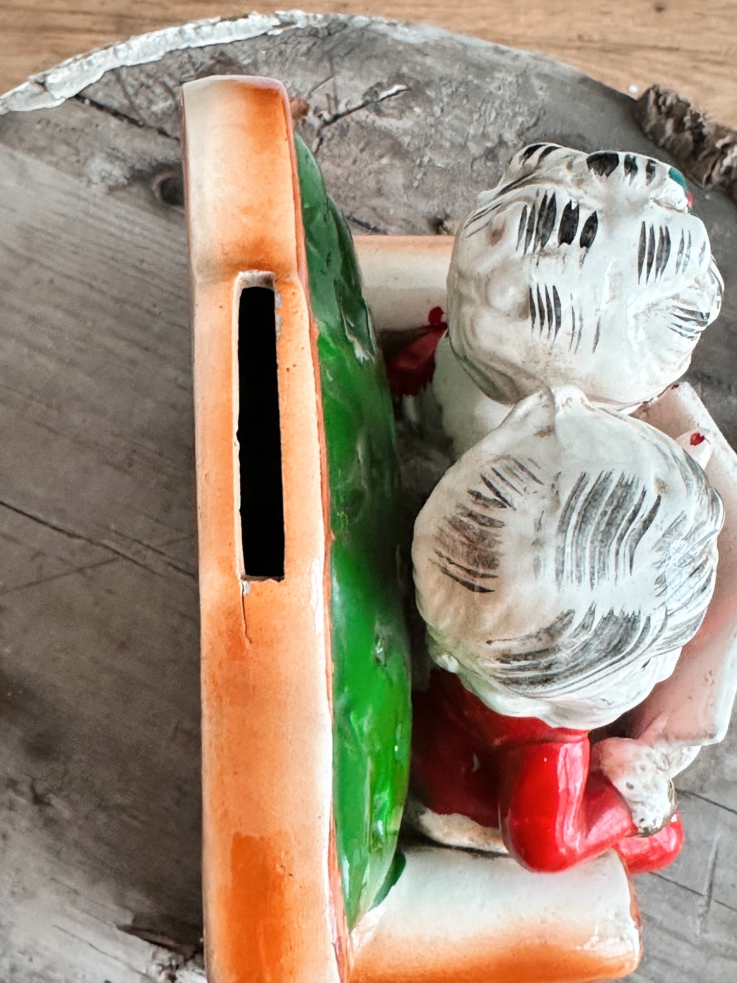 Vintage Santa & Mrs Clause Bank