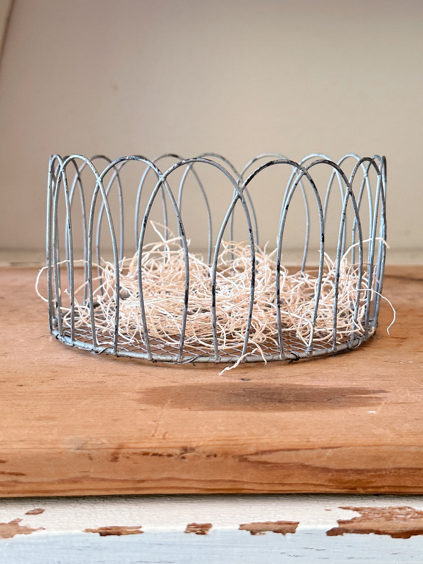 Vintage Metal Wire Basket