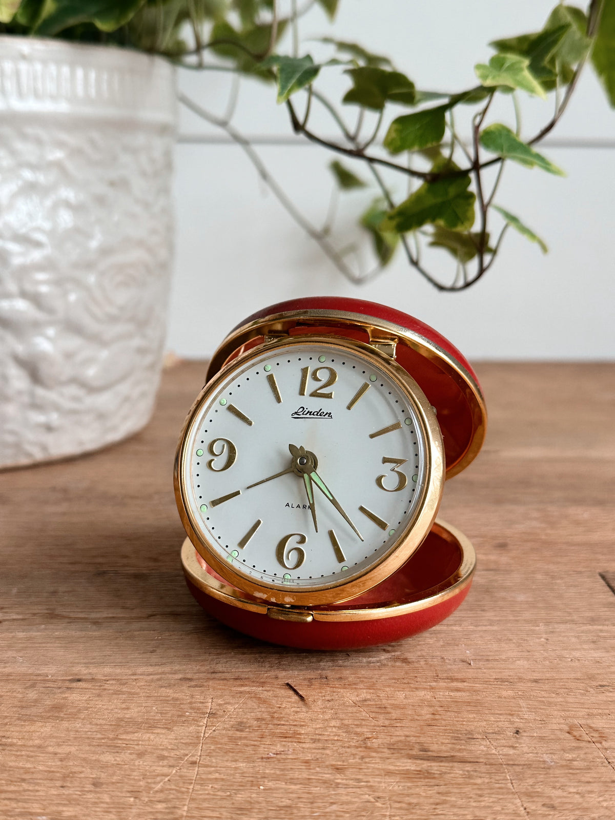 Vintage Linden Travel Clock