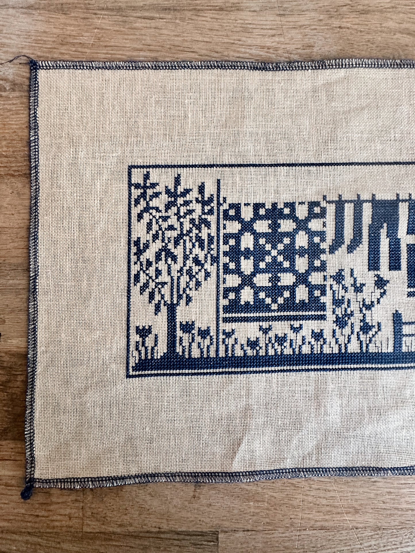 Beautiful Vintage Cross Stitch, Wash Day Again
