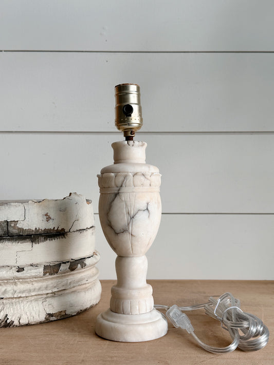 Vintage Alabaster Lamp