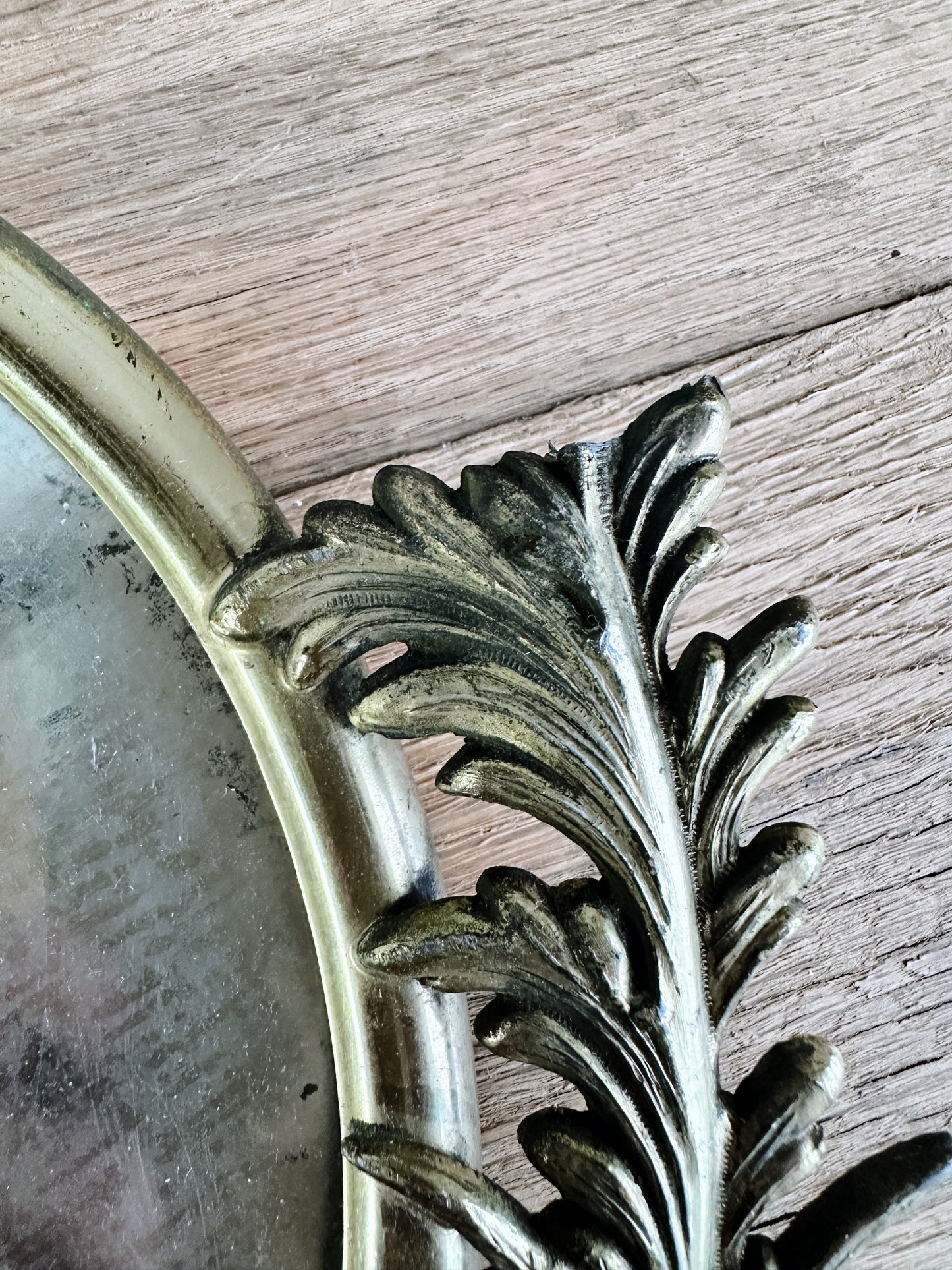 Lovely Vintage Brass Frame/Tray