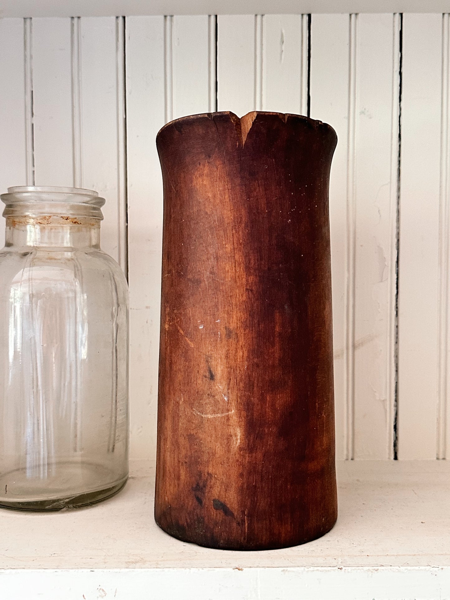 Antique Wood Tankard