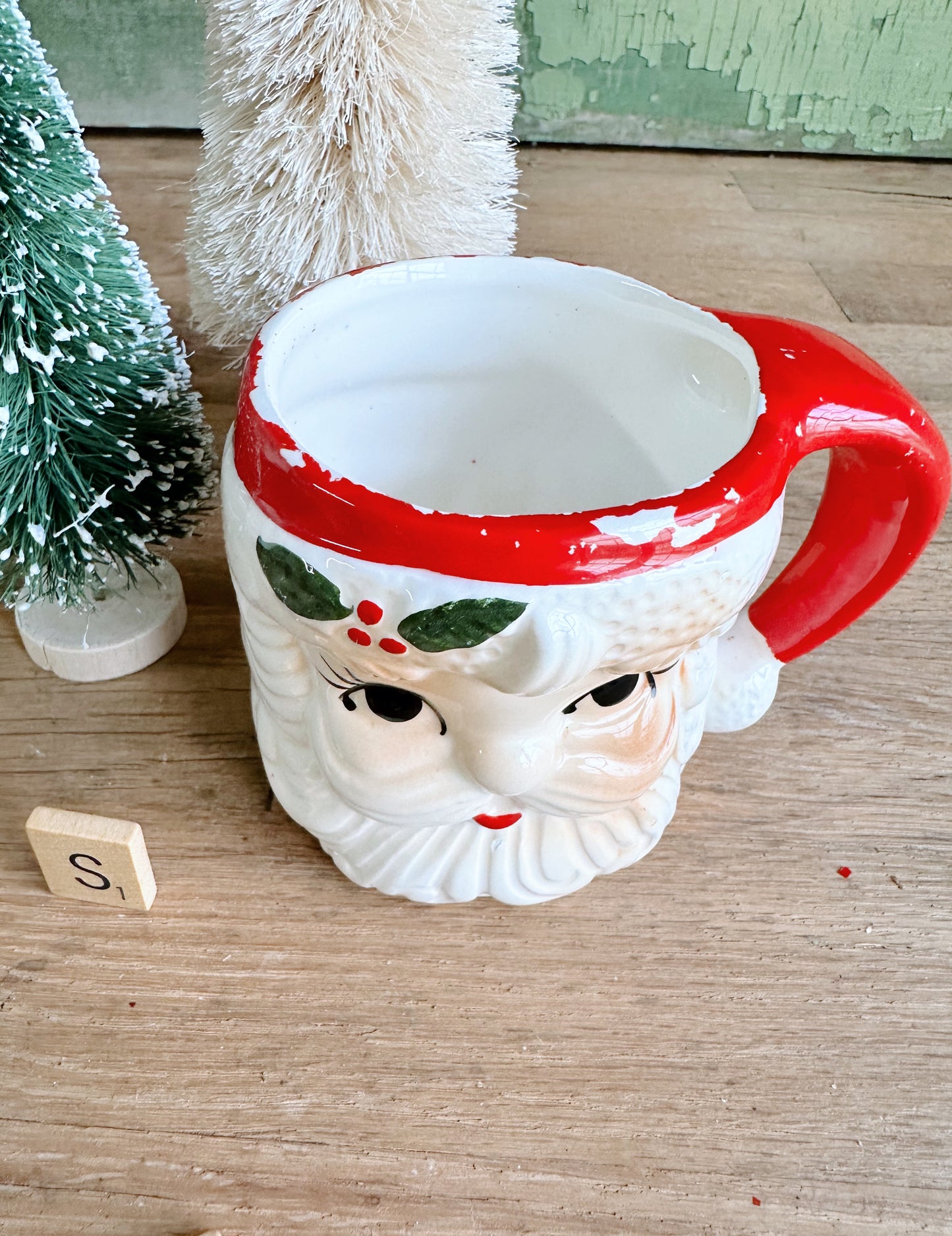 Vintage Santa Mug