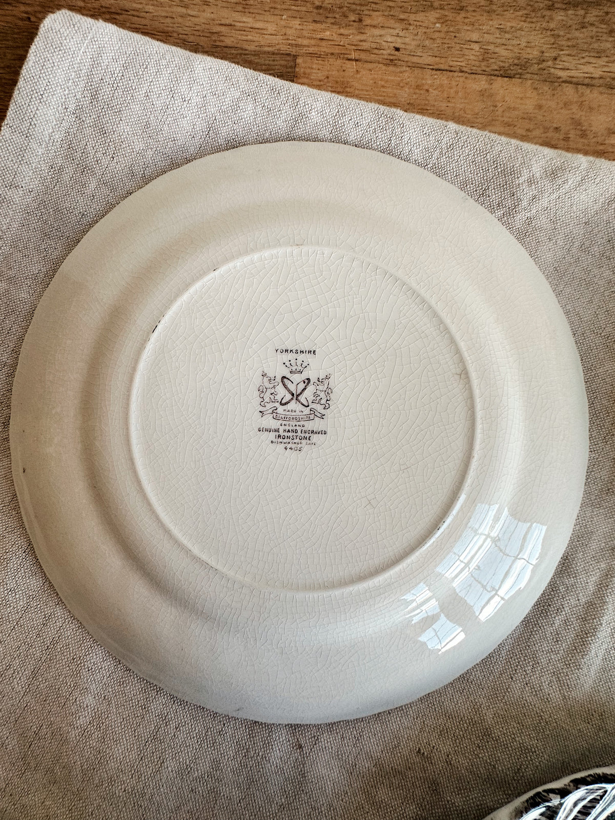 Collection of Four Ridgway Staffordshire Transferware Dessert Plates