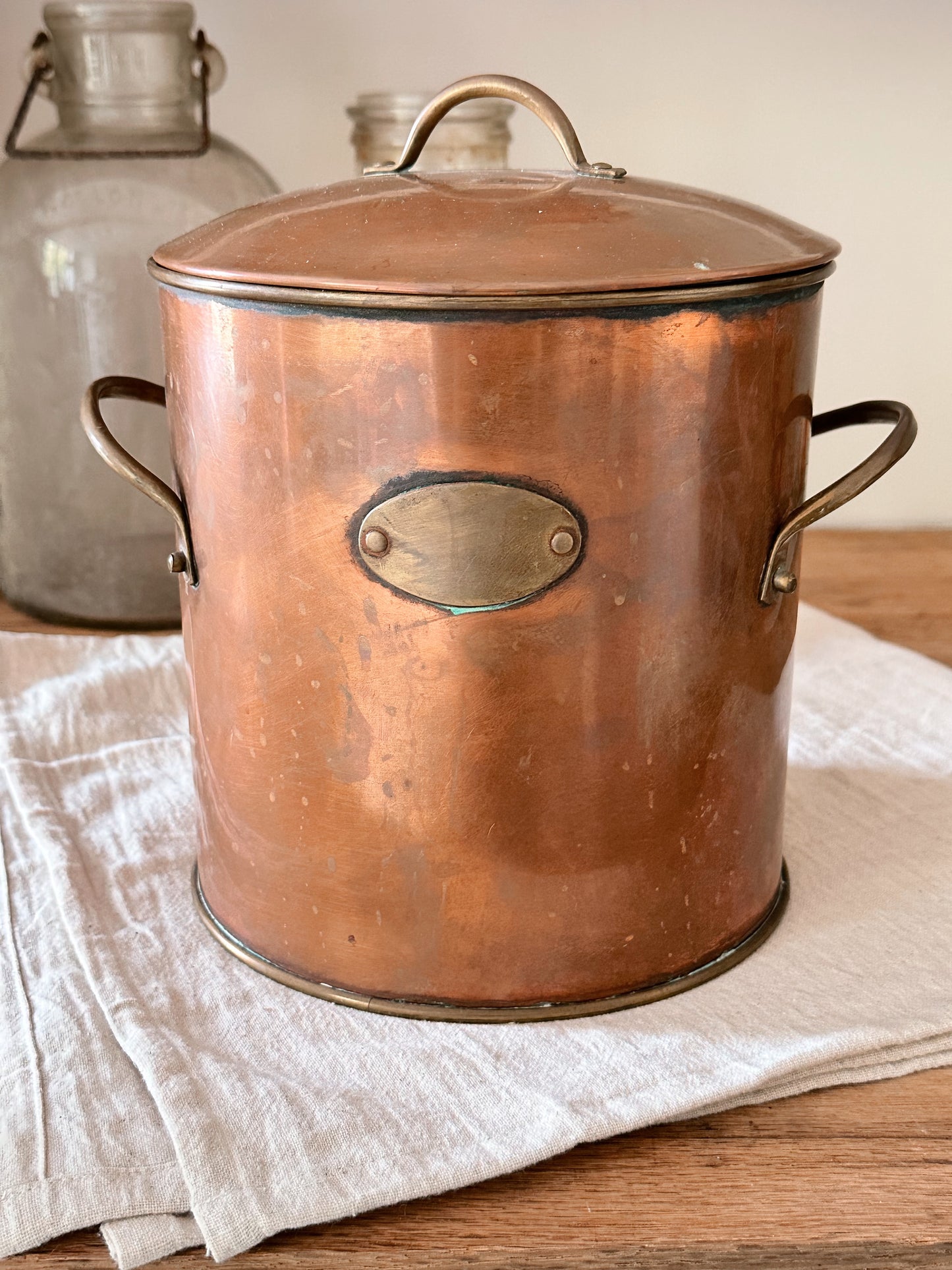 Vintage Copper Ice Bucket