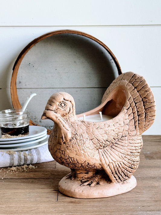 Hand Poured Pralines & Caramel in a Vintage Terra Cotta Turkey