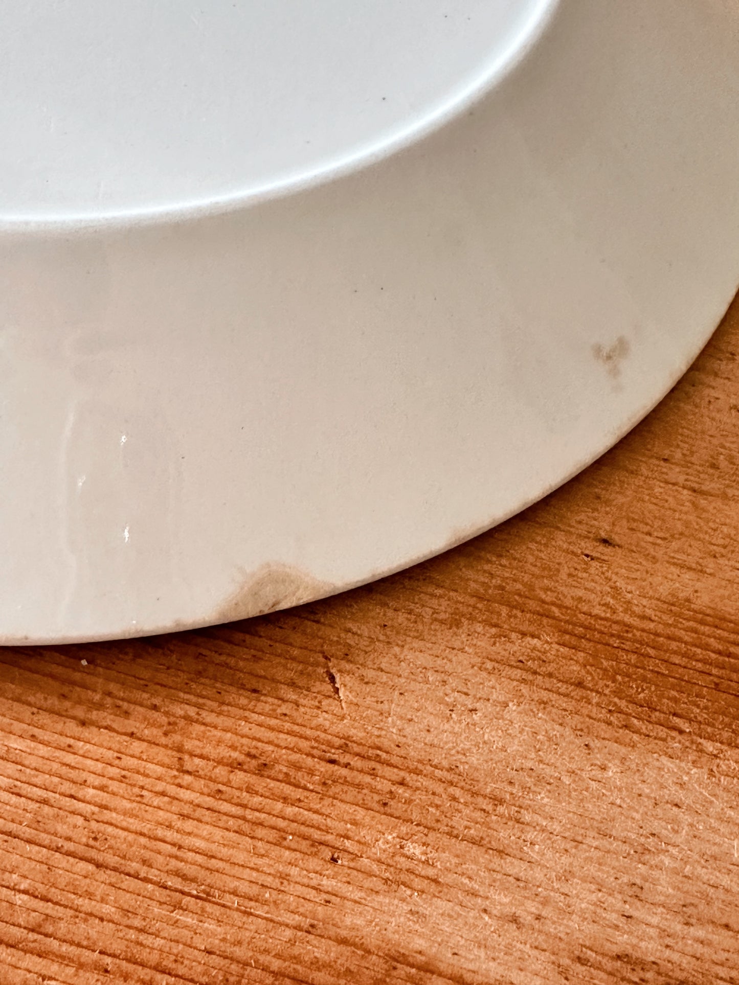 Stack of Four Antique Ironstone DinnerPlates