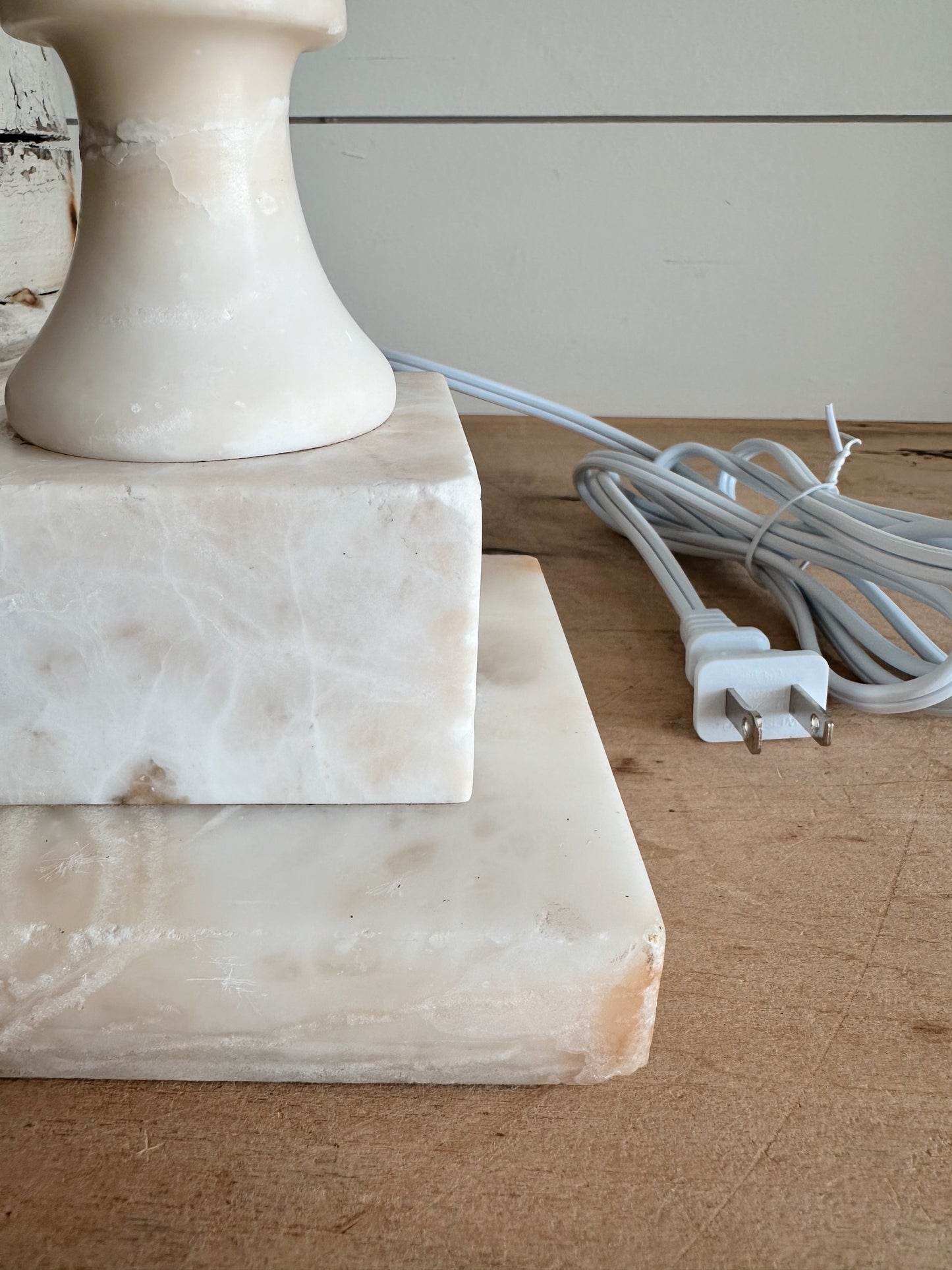 Vintage Alabaster Lamp